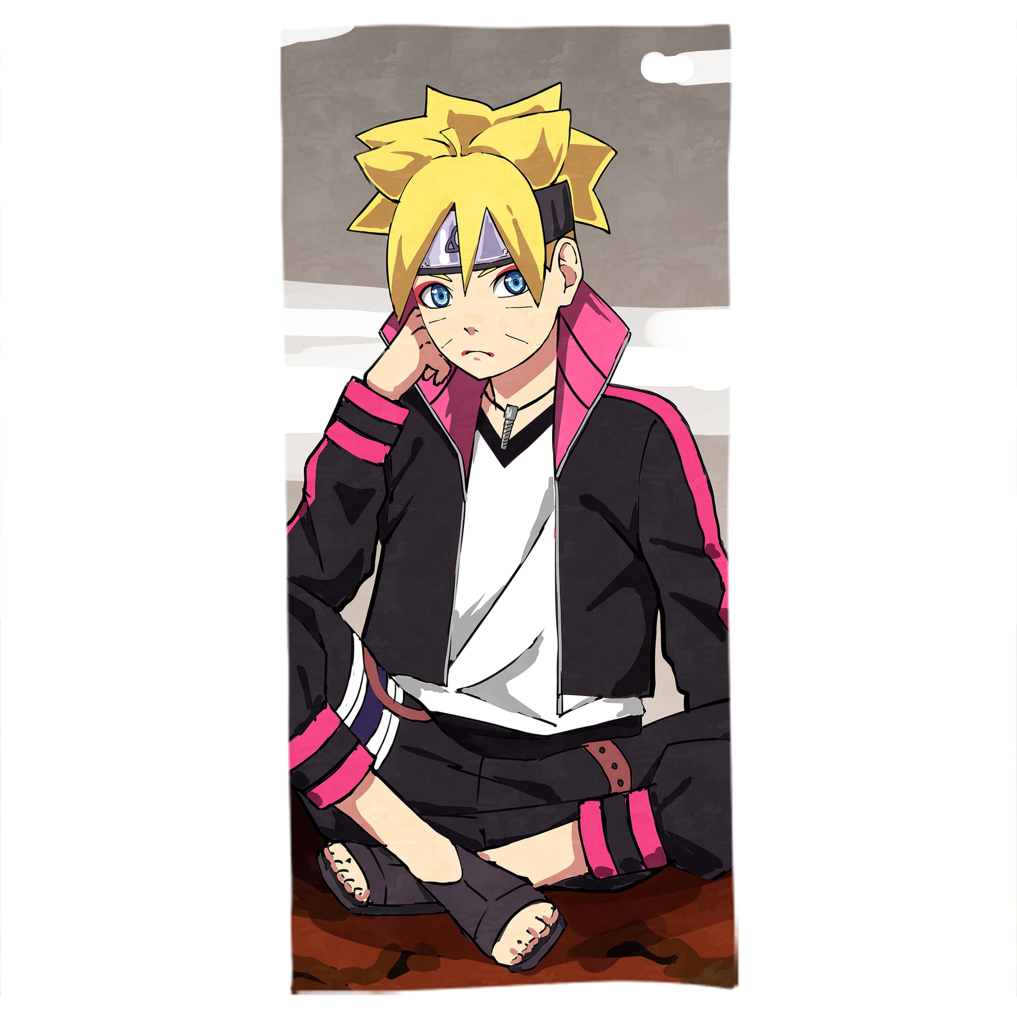（画像用） NARUTO -ナルト- NARUTO -ナルト- 疾風伝 大判バスタオル 70×140cm 吸水速乾 柔らかい肌触り