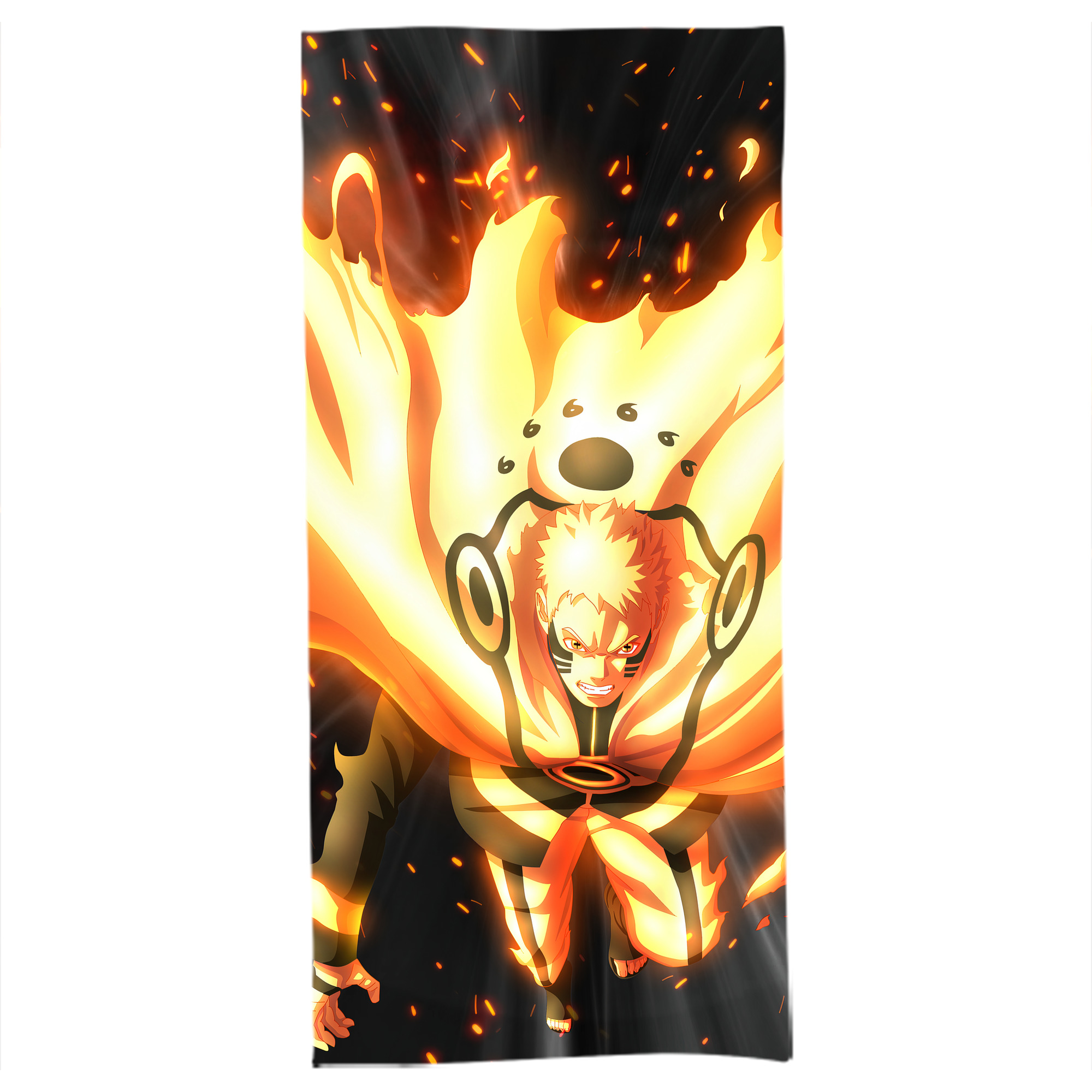 （画像用） NARUTO -ナルト- NARUTO -ナルト- 疾風伝 大判バスタオル 70×140cm 吸水速乾 柔らかい肌触り
