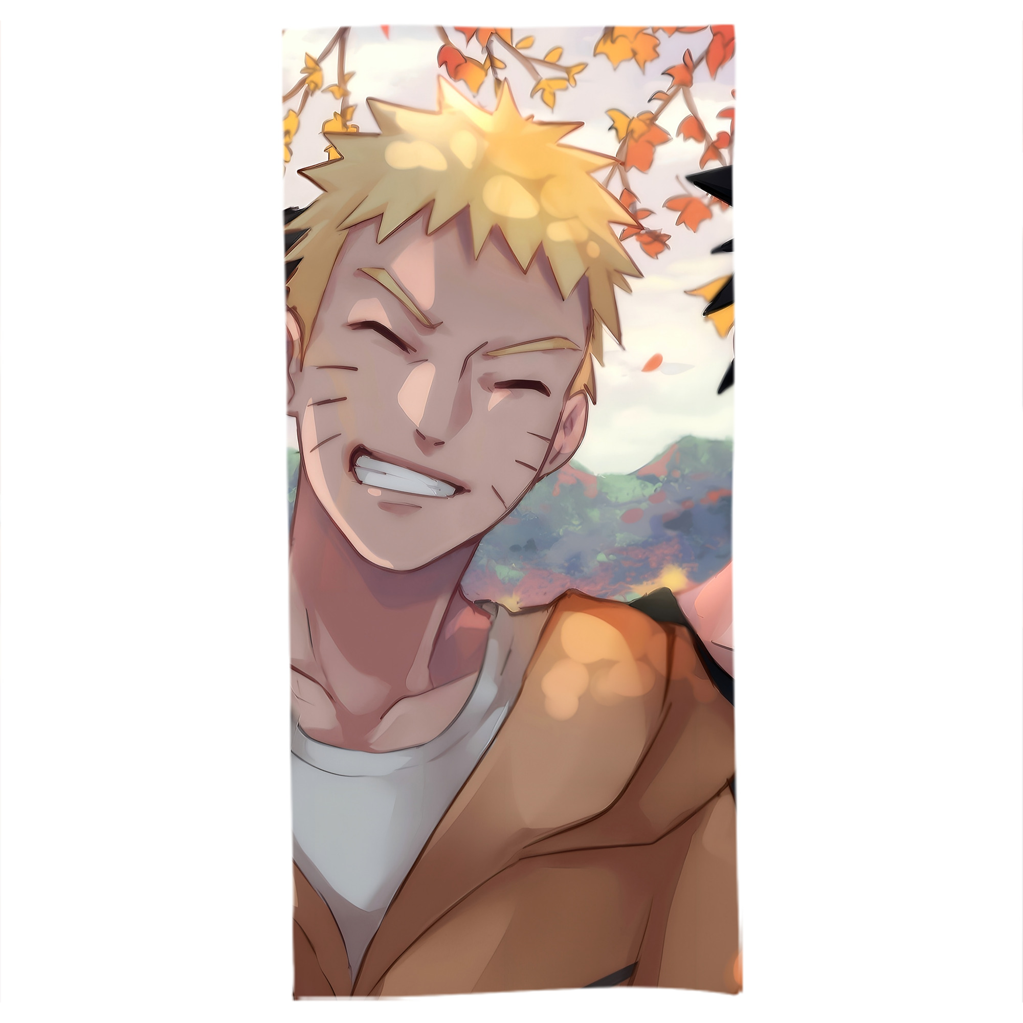（画像用） NARUTO -ナルト- NARUTO -ナルト- 疾風伝 大判バスタオル 70×140cm 吸水速乾 柔らかい肌触り