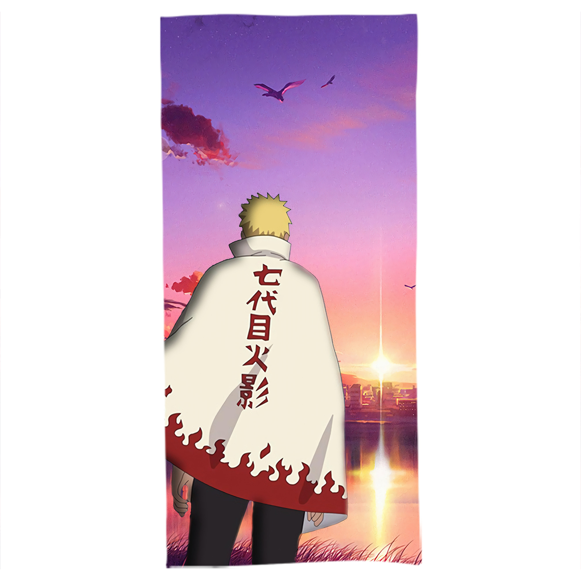 （画像用） NARUTO -ナルト- NARUTO -ナルト- 疾風伝 大判バスタオル 70×140cm 吸水速乾 柔らかい肌触り