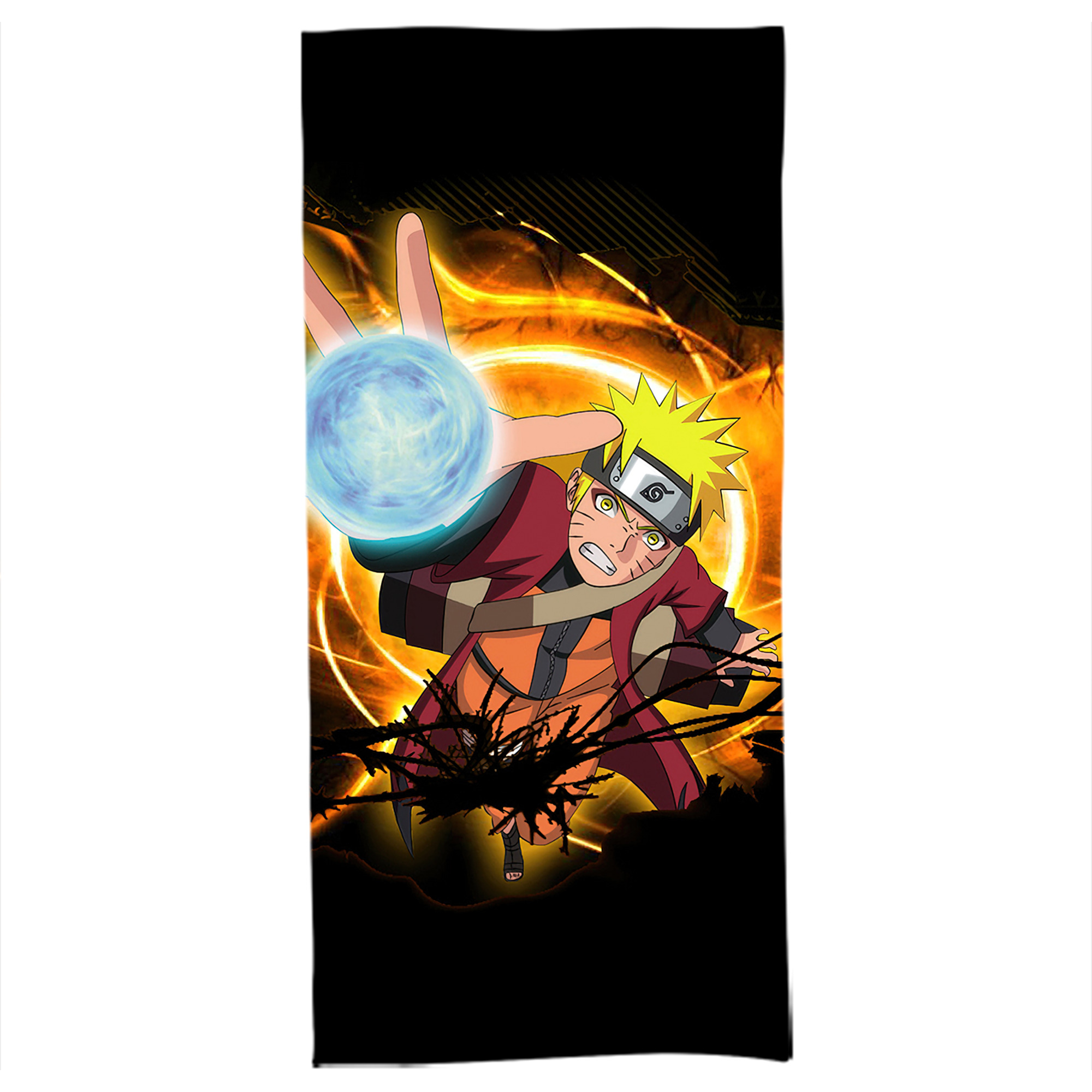 （画像用） NARUTO -ナルト- NARUTO -ナルト- 疾風伝 大判バスタオル 70×140cm 吸水速乾 柔らかい肌触り