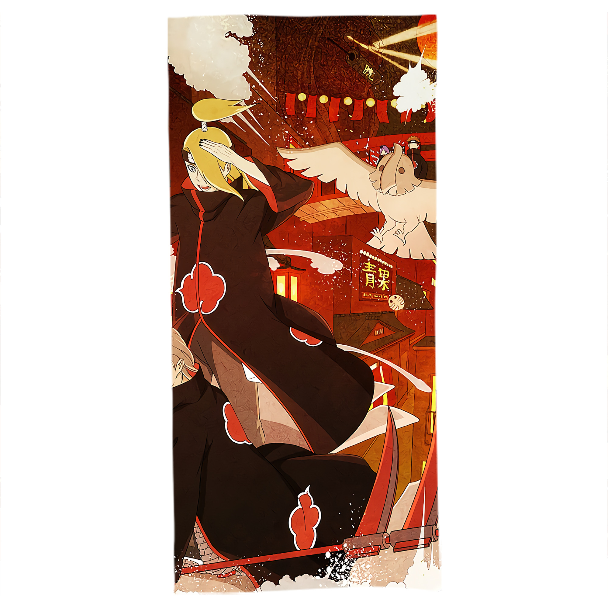 （画像用） NARUTO -ナルト- NARUTO -ナルト- 疾風伝 大判バスタオル 70×140cm 吸水速乾 柔らかい肌触り