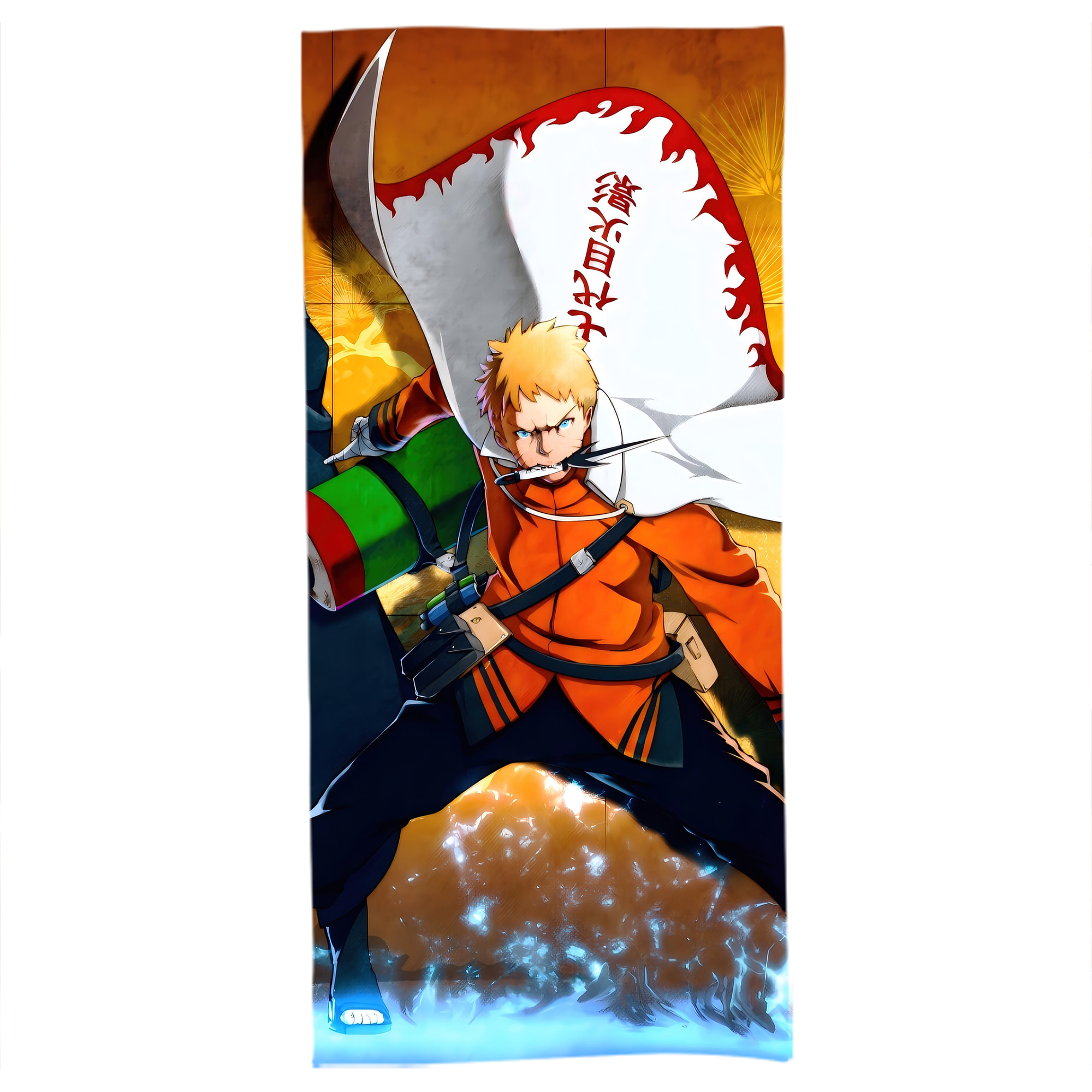 （画像用） NARUTO -ナルト- NARUTO -ナルト- 疾風伝 大判バスタオル 70×140cm 吸水速乾 柔らかい肌触り