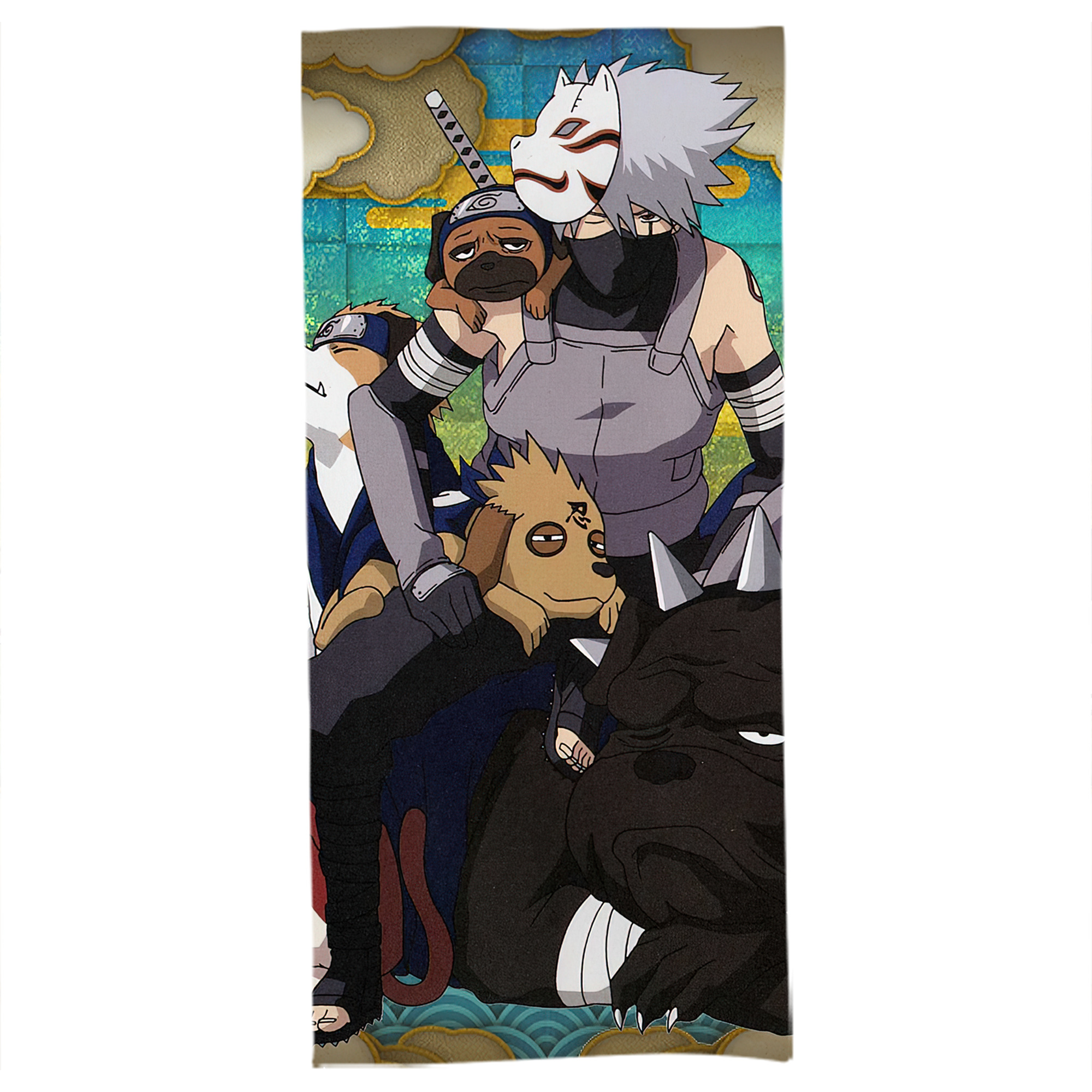 （画像用） NARUTO -ナルト- NARUTO -ナルト- 疾風伝 大判バスタオル 70×140cm 吸水速乾 柔らかい肌触り