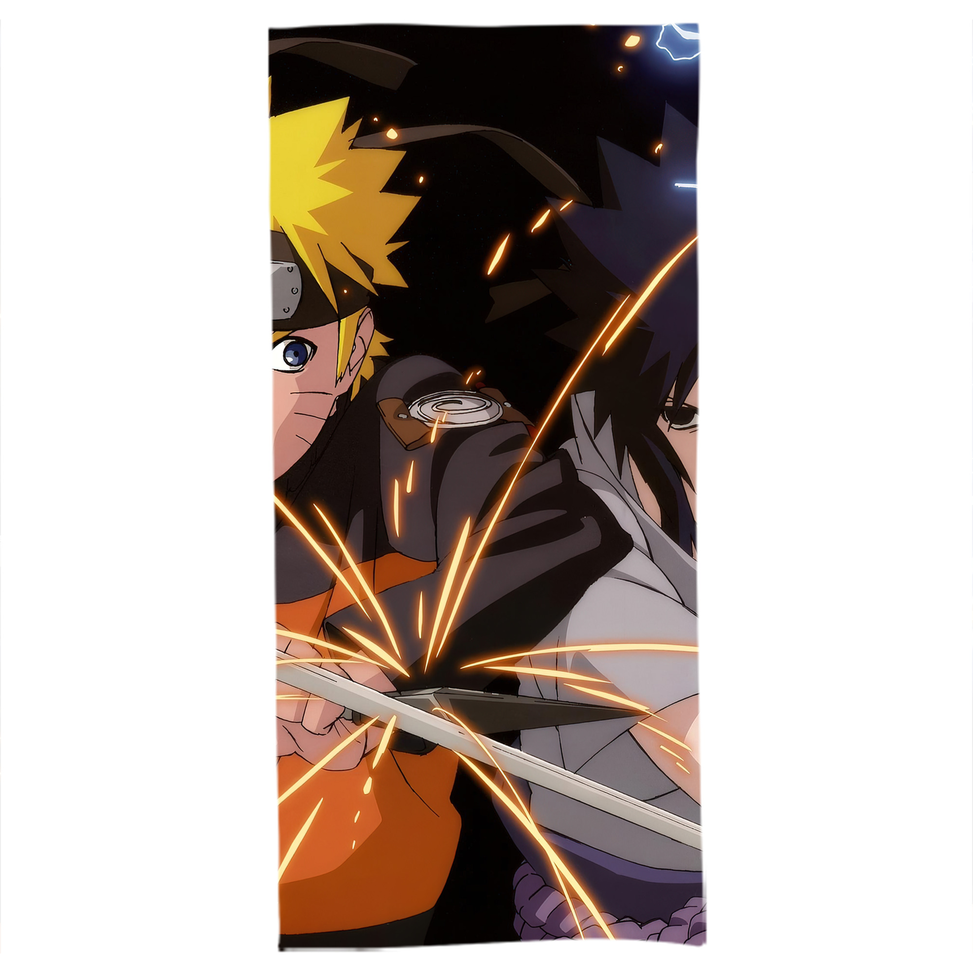 （画像用） NARUTO -ナルト- NARUTO -ナルト- 疾風伝 大判バスタオル 70×140cm 吸水速乾 柔らかい肌触り