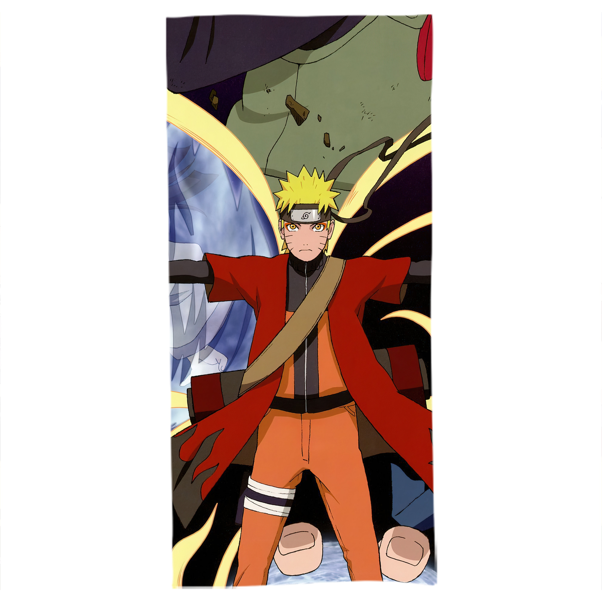 （画像用） NARUTO -ナルト- NARUTO -ナルト- 疾風伝 大判バスタオル 70×140cm 吸水速乾 柔らかい肌触り