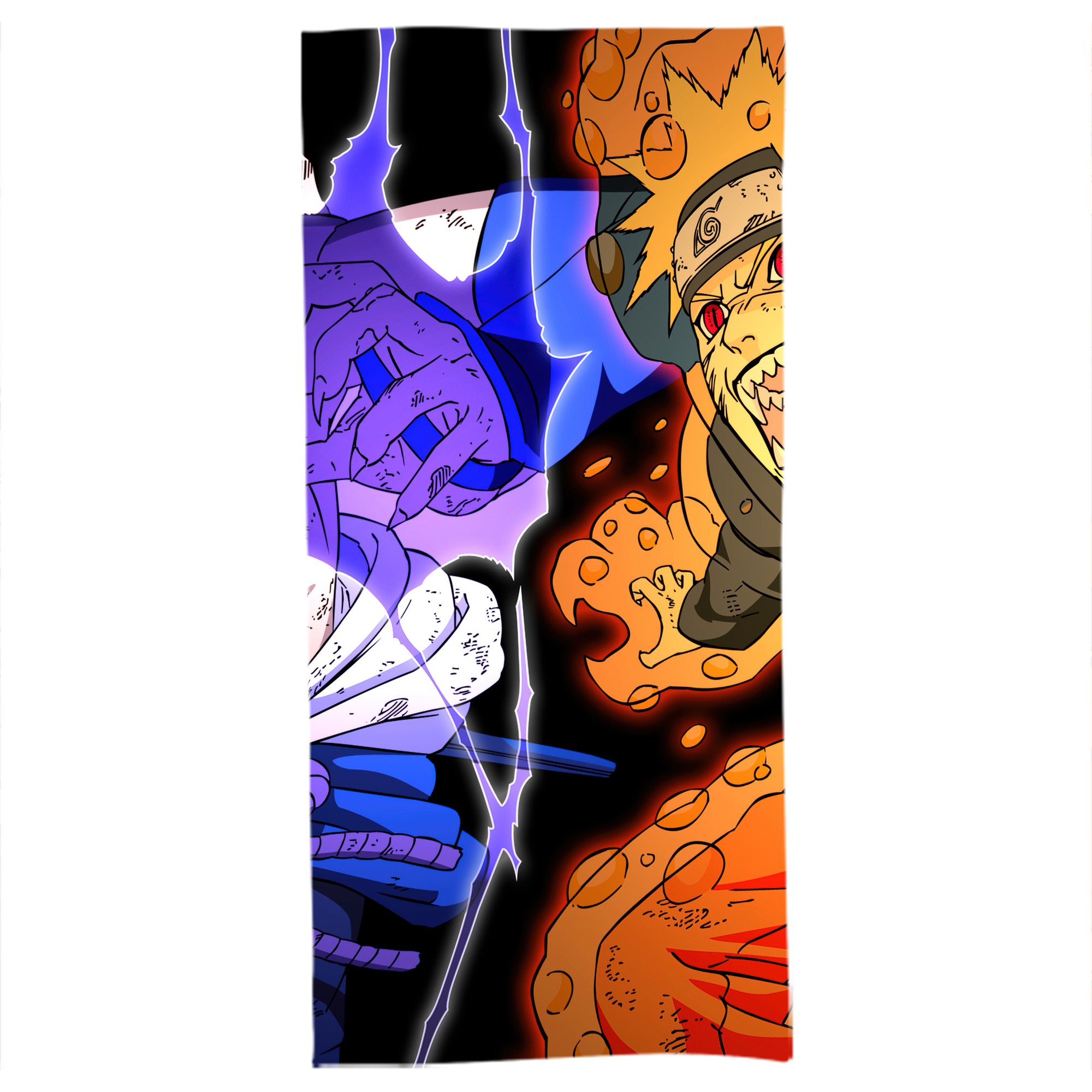 （画像用） NARUTO -ナルト- NARUTO -ナルト- 疾風伝 大判バスタオル 70×140cm 吸水速乾 柔らかい肌触り