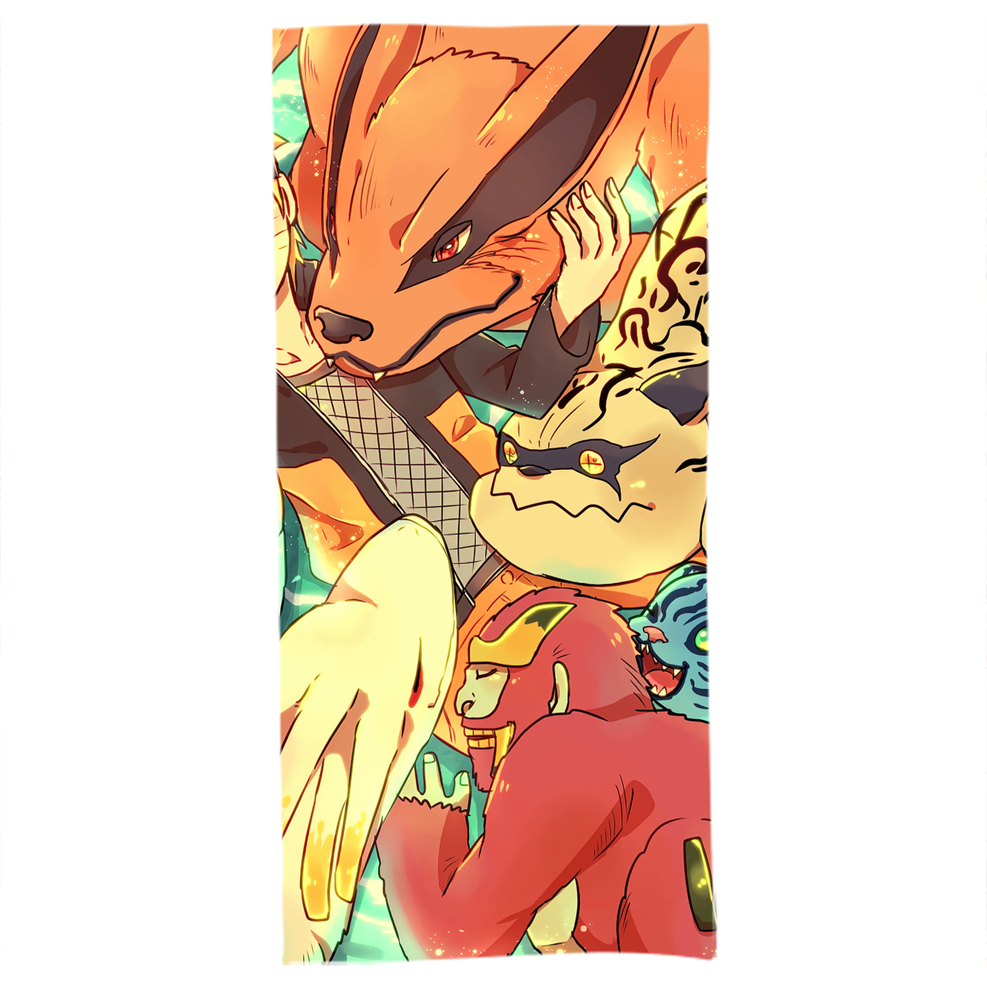 （画像用） NARUTO -ナルト- NARUTO -ナルト- 疾風伝 大判バスタオル 70×140cm 吸水速乾 柔らかい肌触り