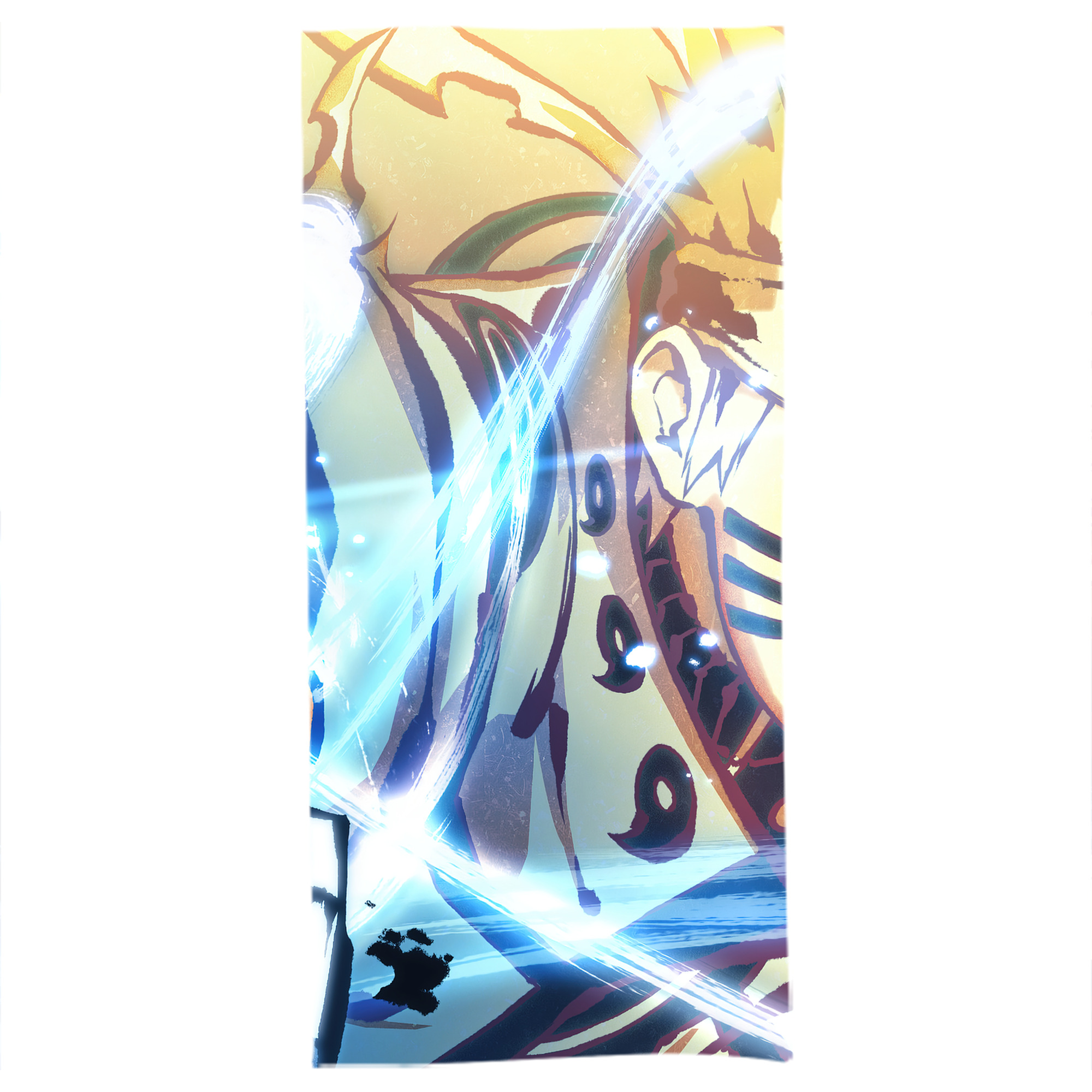 （画像用） NARUTO -ナルト- NARUTO -ナルト- 疾風伝 大判バスタオル 70×140cm 吸水速乾 柔らかい肌触り