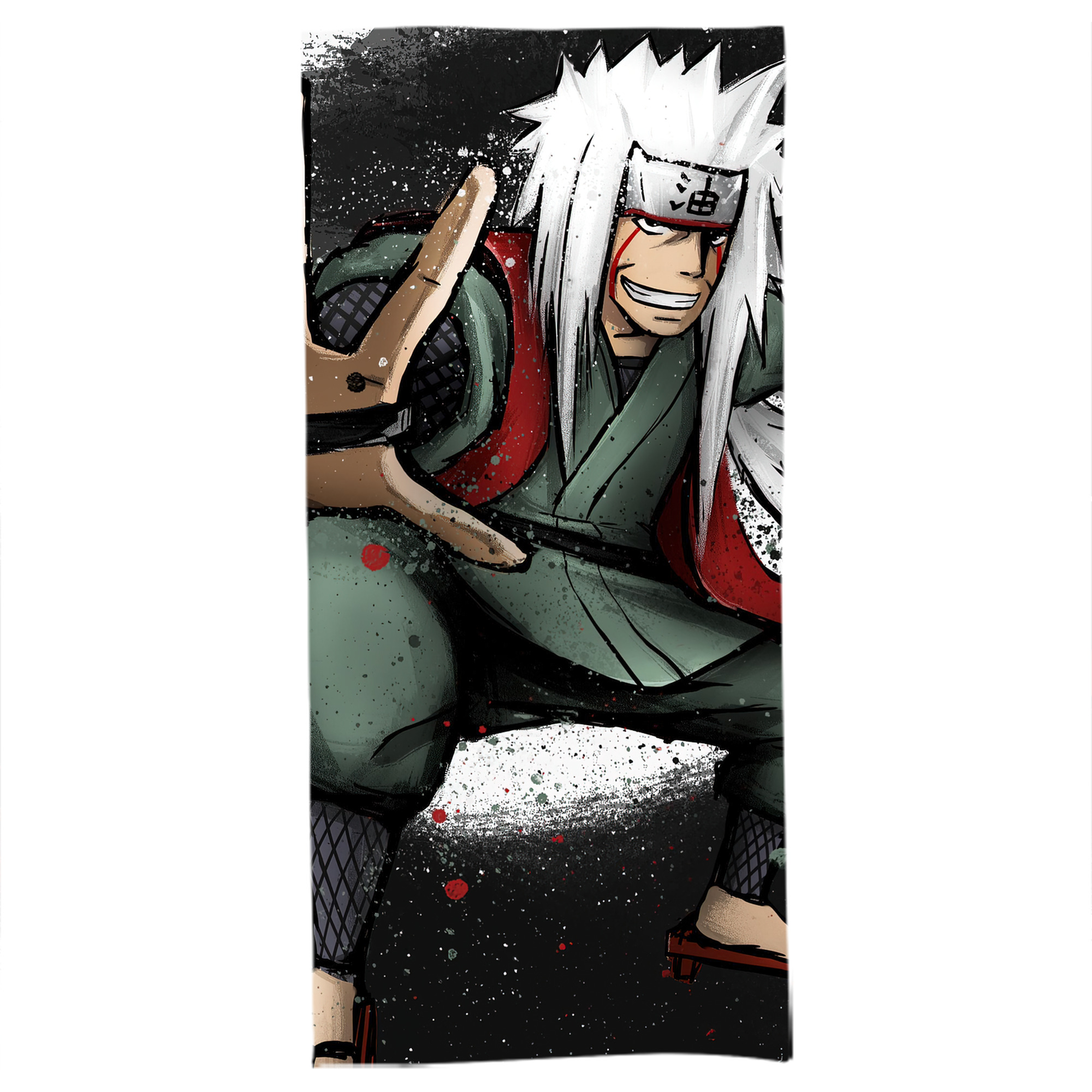 （画像用） NARUTO -ナルト- NARUTO -ナルト- 疾風伝 大判バスタオル 70×140cm 吸水速乾 柔らかい肌触り