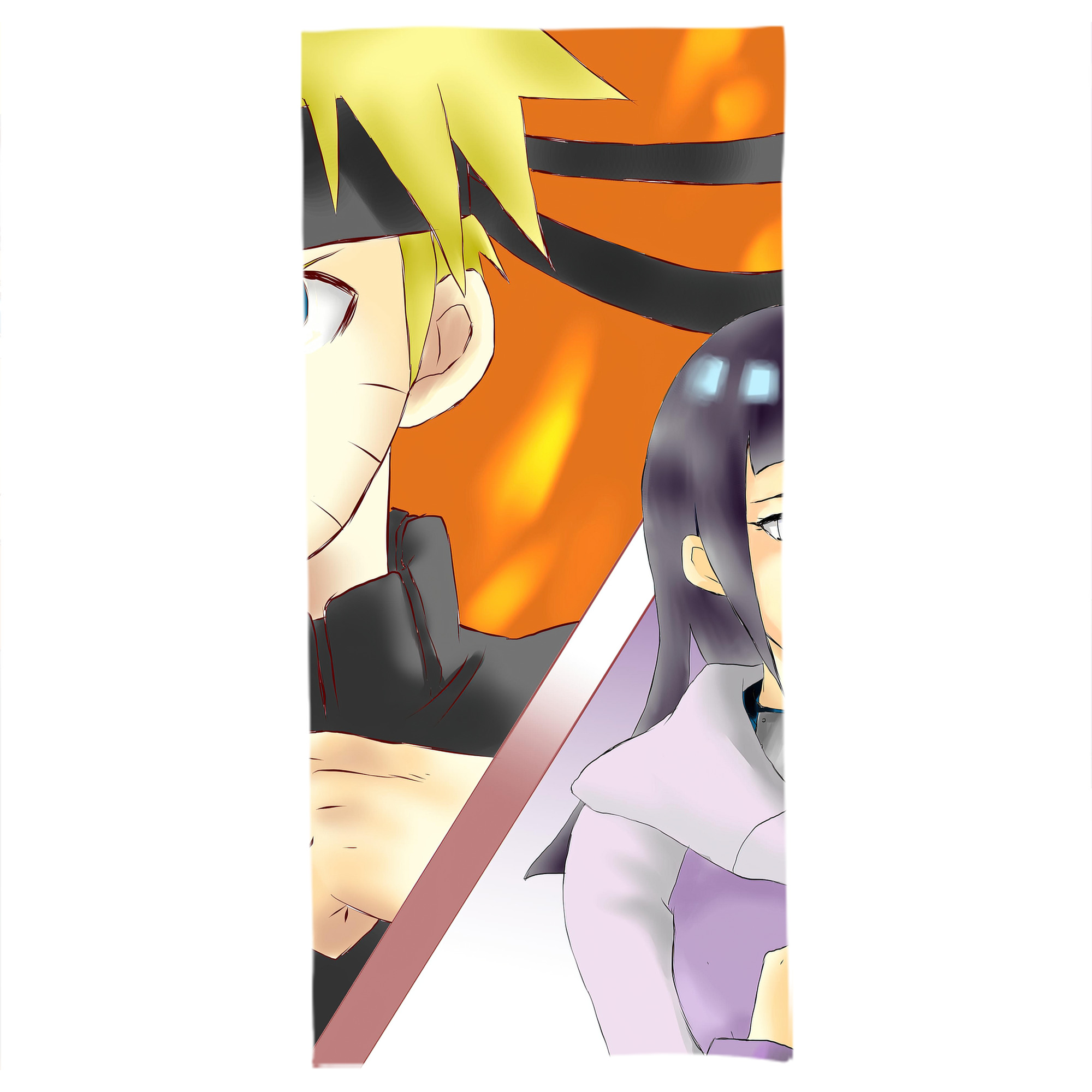 （画像用） NARUTO -ナルト- NARUTO -ナルト- 疾風伝 大判バスタオル 70×140cm 吸水速乾 柔らかい肌触り