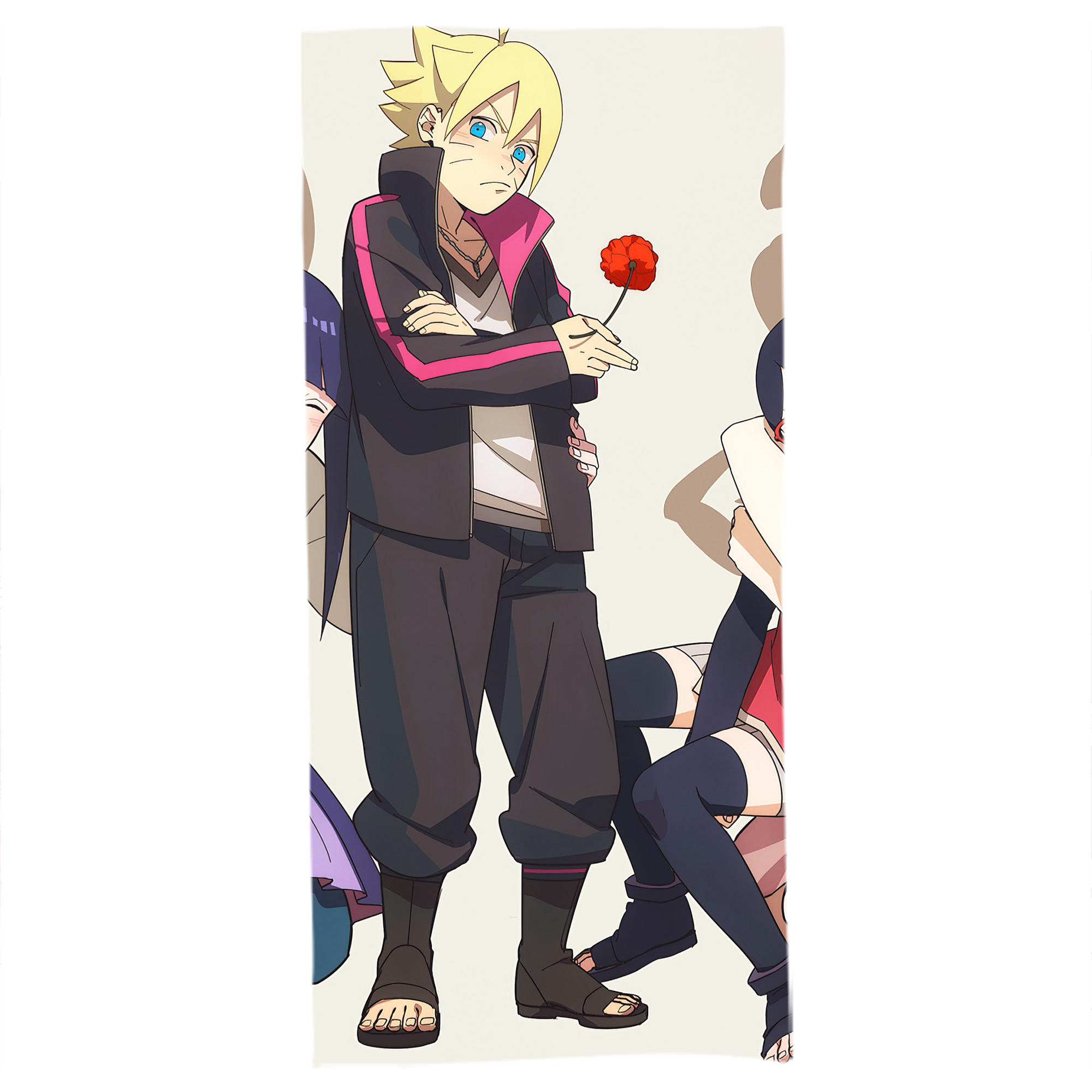 （画像用） NARUTO -ナルト- NARUTO -ナルト- 疾風伝 大判バスタオル 70×140cm 吸水速乾 柔らかい肌触り
