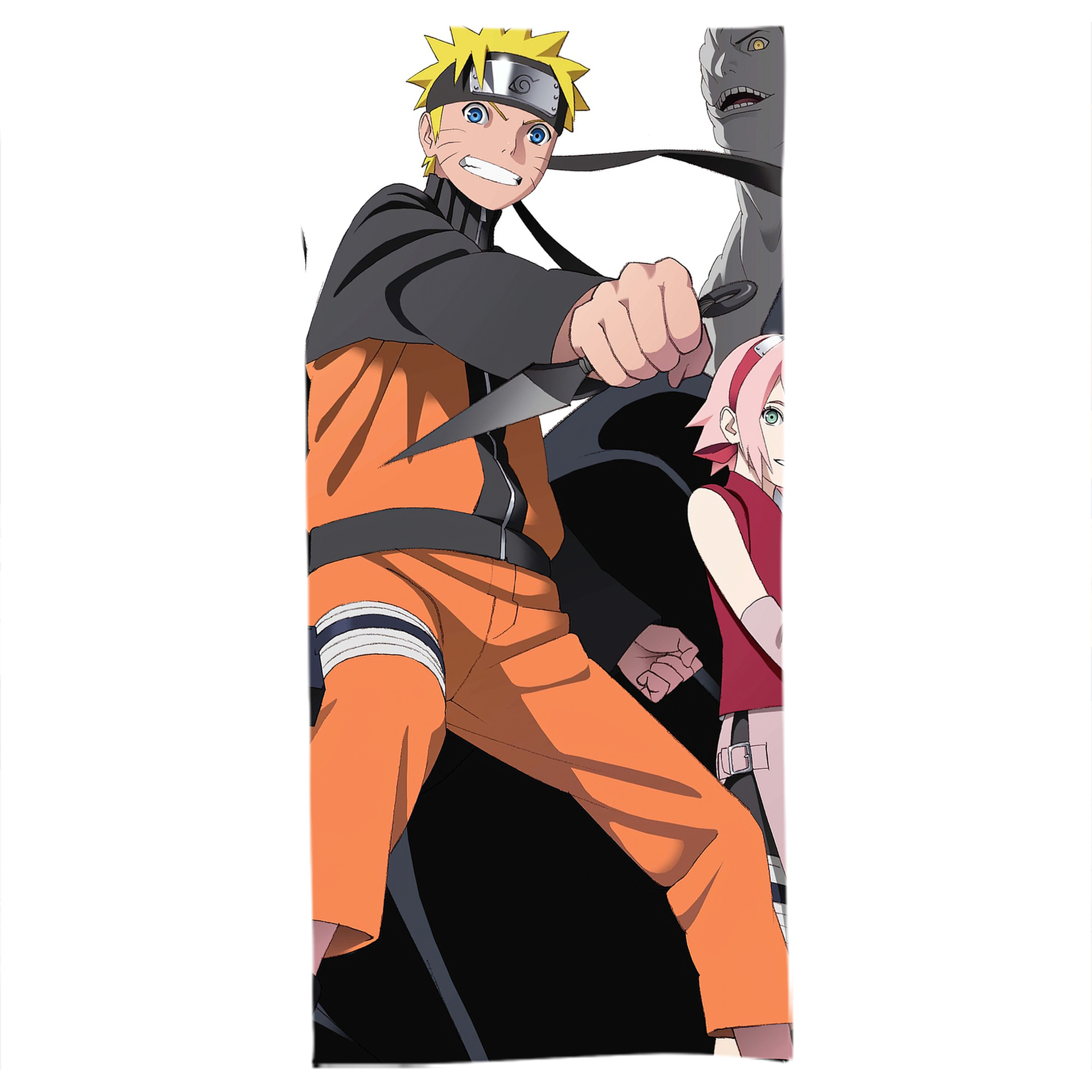 （画像用） NARUTO -ナルト- NARUTO -ナルト- 疾風伝 大判バスタオル 70×140cm 吸水速乾 柔らかい肌触り
