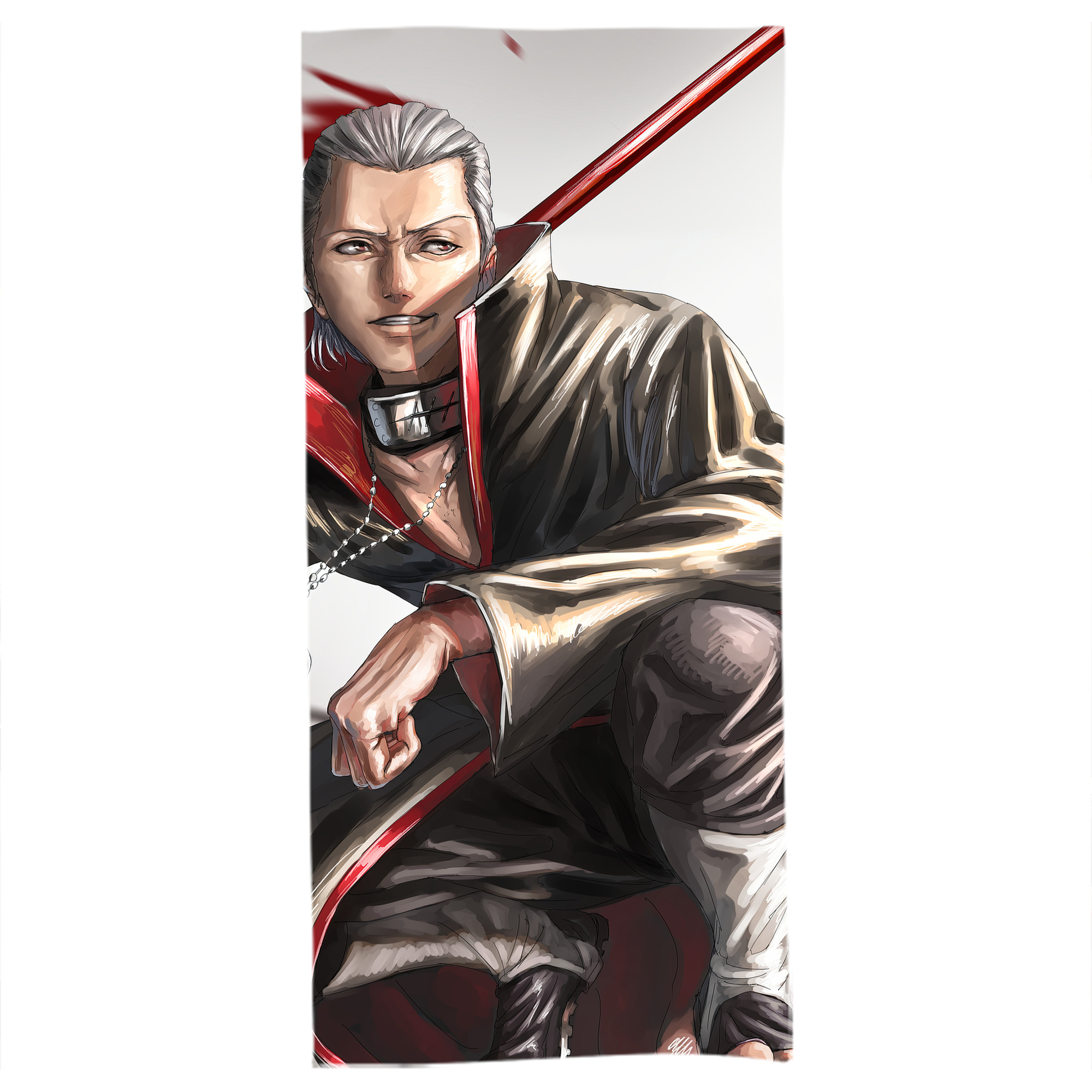 （画像用） NARUTO -ナルト- NARUTO -ナルト- 疾風伝 大判バスタオル 70×140cm 吸水速乾 柔らかい肌触り