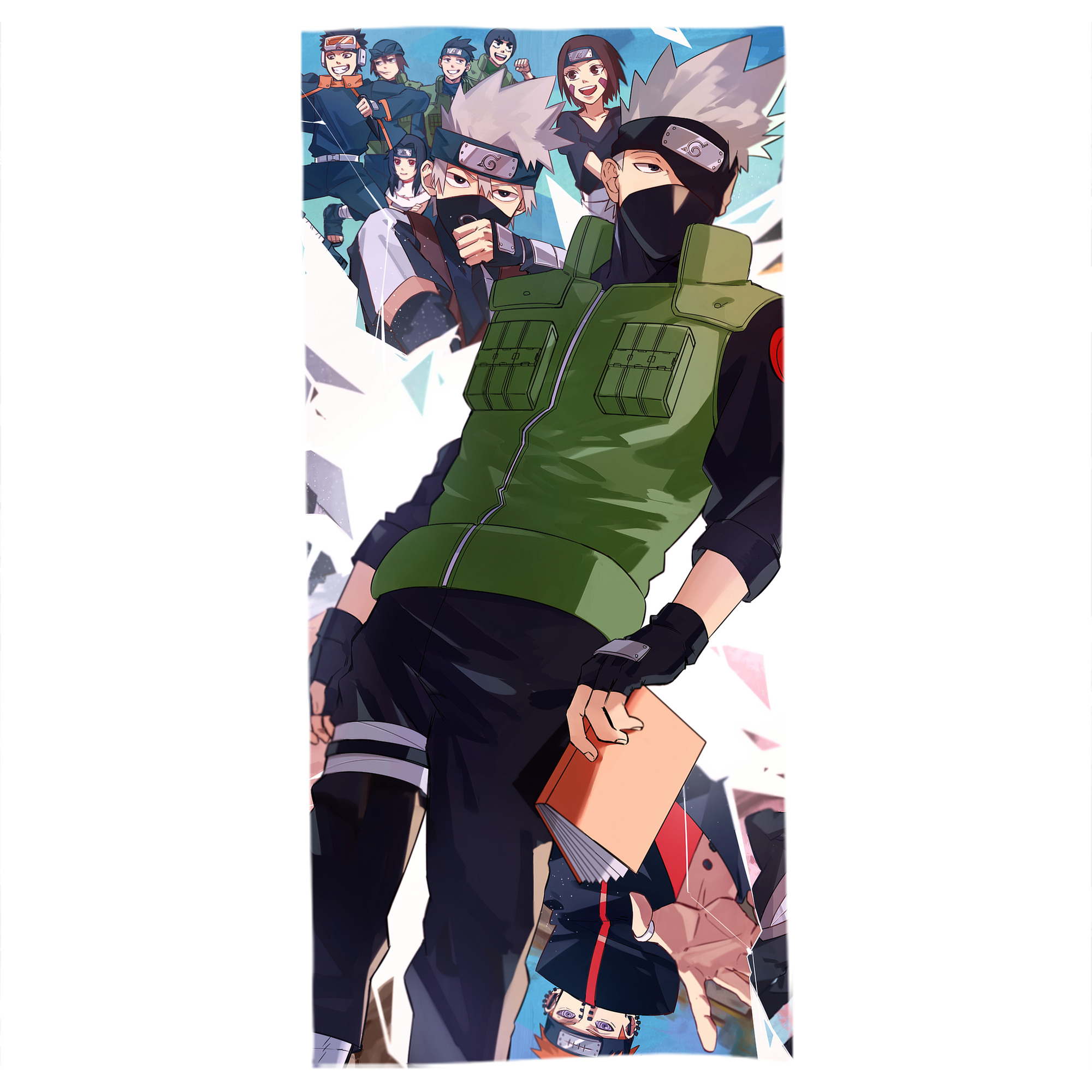 （画像用） NARUTO -ナルト- NARUTO -ナルト- 疾風伝 大判バスタオル 70×140cm 吸水速乾 柔らかい肌触り