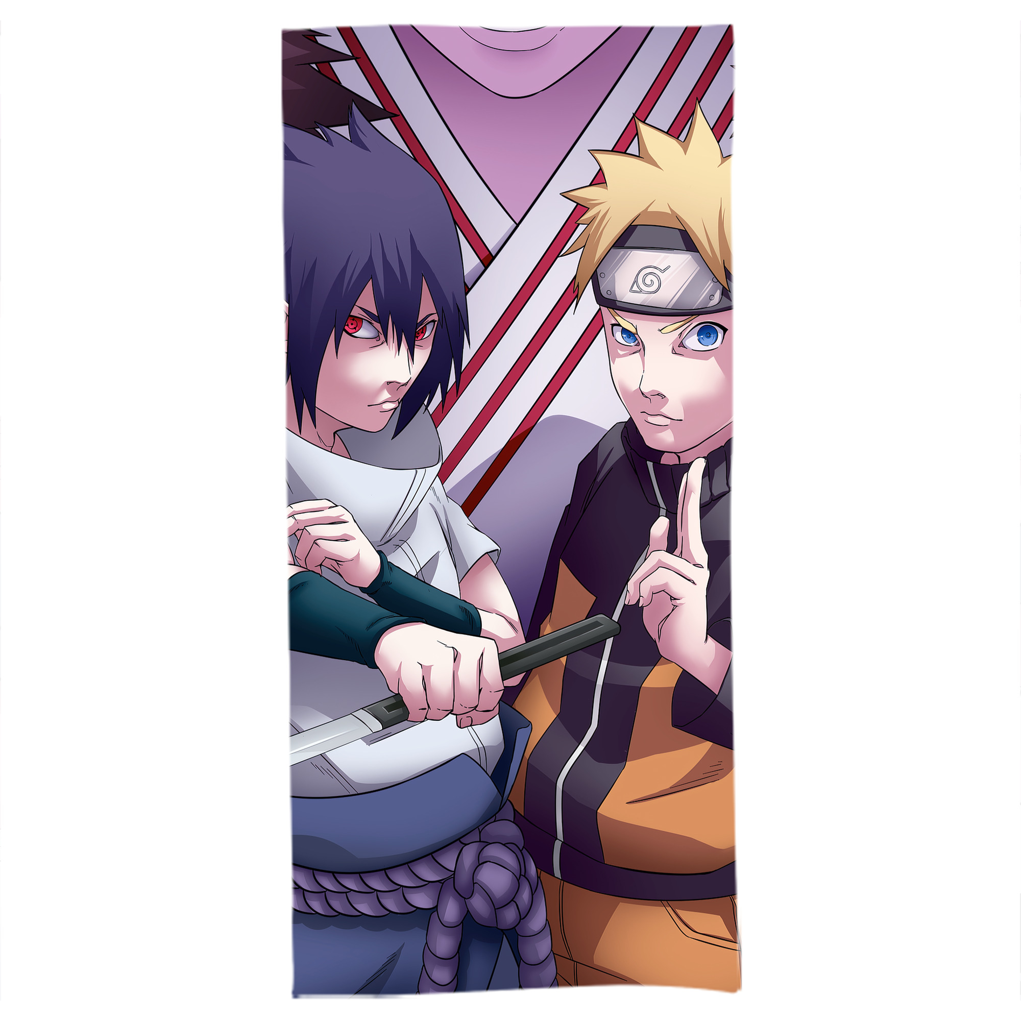 （画像用） NARUTO -ナルト- NARUTO -ナルト- 疾風伝 大判バスタオル 70×140cm 吸水速乾 柔らかい肌触り