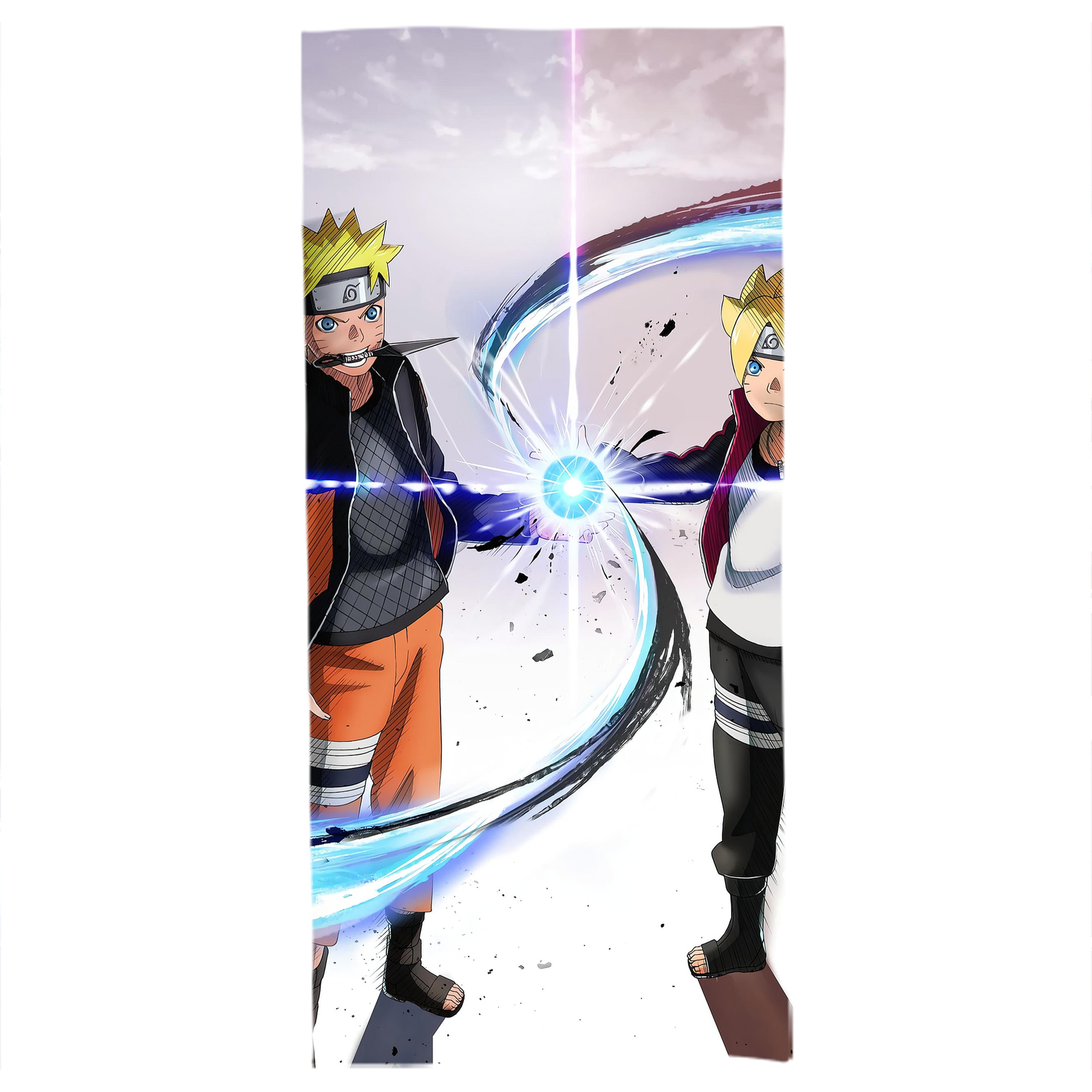（画像用） NARUTO -ナルト- NARUTO -ナルト- 疾風伝 大判バスタオル 70×140cm 吸水速乾 柔らかい肌触り