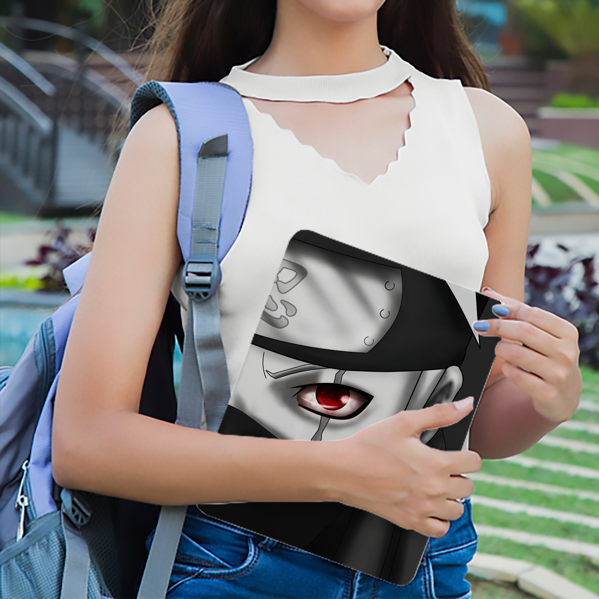 NARUTO -ナルト- NARUTO -ナルト- 疾風伝 IPad ケース ブック型 PUレザー TPU 耐衝撃 軽量 薄型 ペン収納なし 全面保護 IPad 各モデル対応