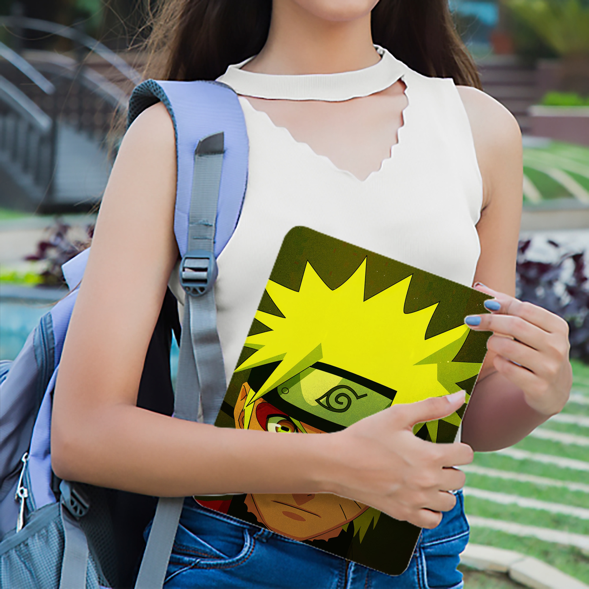 NARUTO -ナルト- NARUTO -ナルト- 疾風伝 IPad ケース ブック型 PUレザー TPU 耐衝撃 軽量 薄型 ペン収納なし 全面保護 IPad 各モデル対応