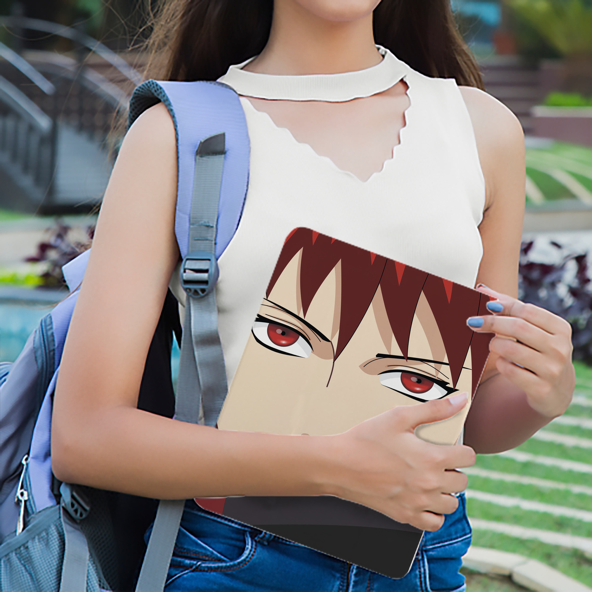 NARUTO -ナルト- NARUTO -ナルト- 疾風伝 IPad ケース ブック型 PUレザー TPU 耐衝撃 軽量 薄型 ペン収納なし 全面保護 IPad 各モデル対応