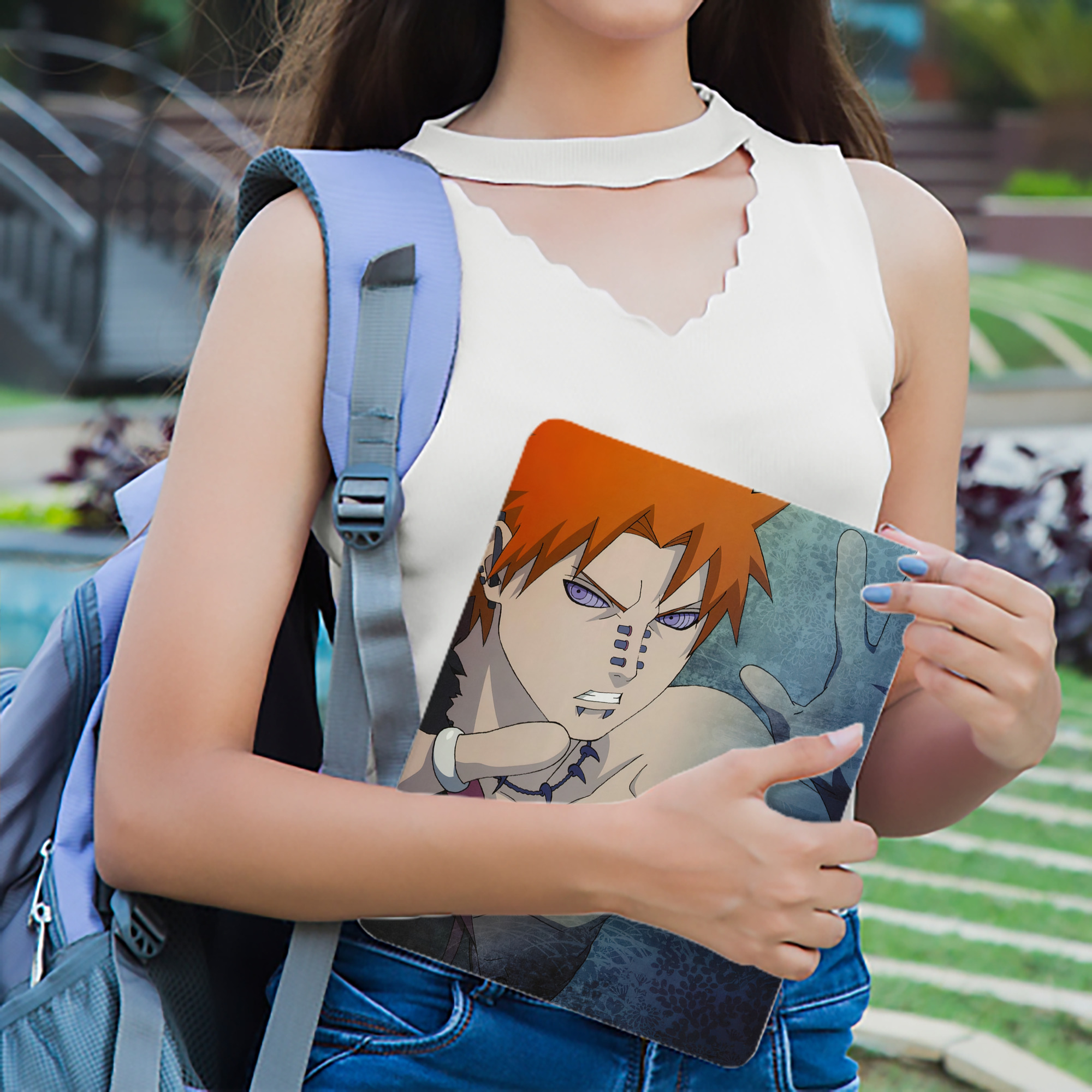 NARUTO -ナルト- NARUTO -ナルト- 疾風伝 IPad ケース ブック型 PUレザー TPU 耐衝撃 軽量 薄型 ペン収納なし 全面保護 IPad 各モデル対応