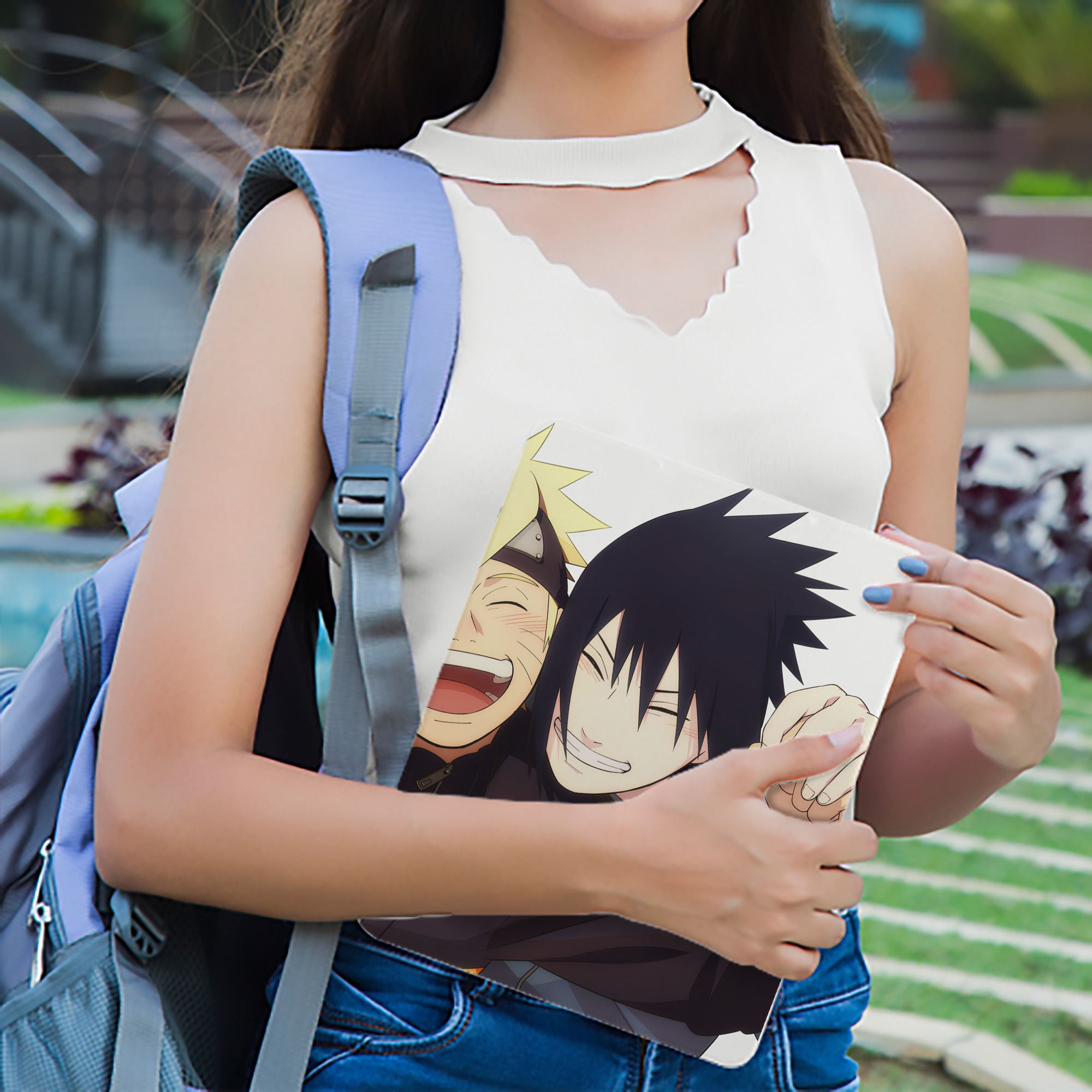 NARUTO -ナルト- NARUTO -ナルト- 疾風伝 IPad ケース ブック型 PUレザー TPU 耐衝撃 軽量 薄型 ペン収納なし 全面保護 IPad 各モデル対応