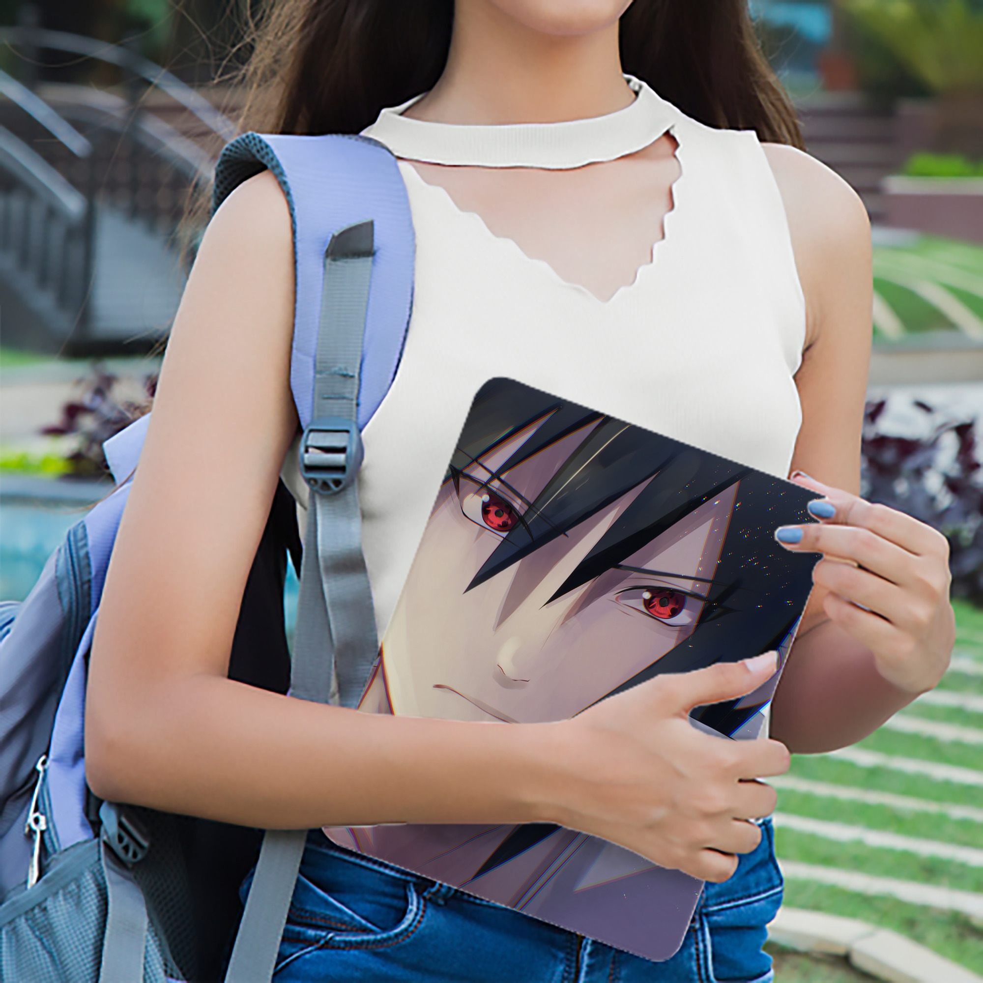 NARUTO -ナルト- NARUTO -ナルト- 疾風伝 IPad ケース ブック型 PUレザー TPU 耐衝撃 軽量 薄型 ペン収納なし 全面保護 IPad 各モデル対応