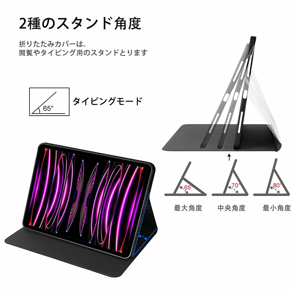 NARUTO -ナルト- NARUTO -ナルト- 疾風伝 IPad ケース ブック型 PUレザー TPU 耐衝撃 軽量 薄型 ペン収納なし 全面保護 IPad 各モデル対応