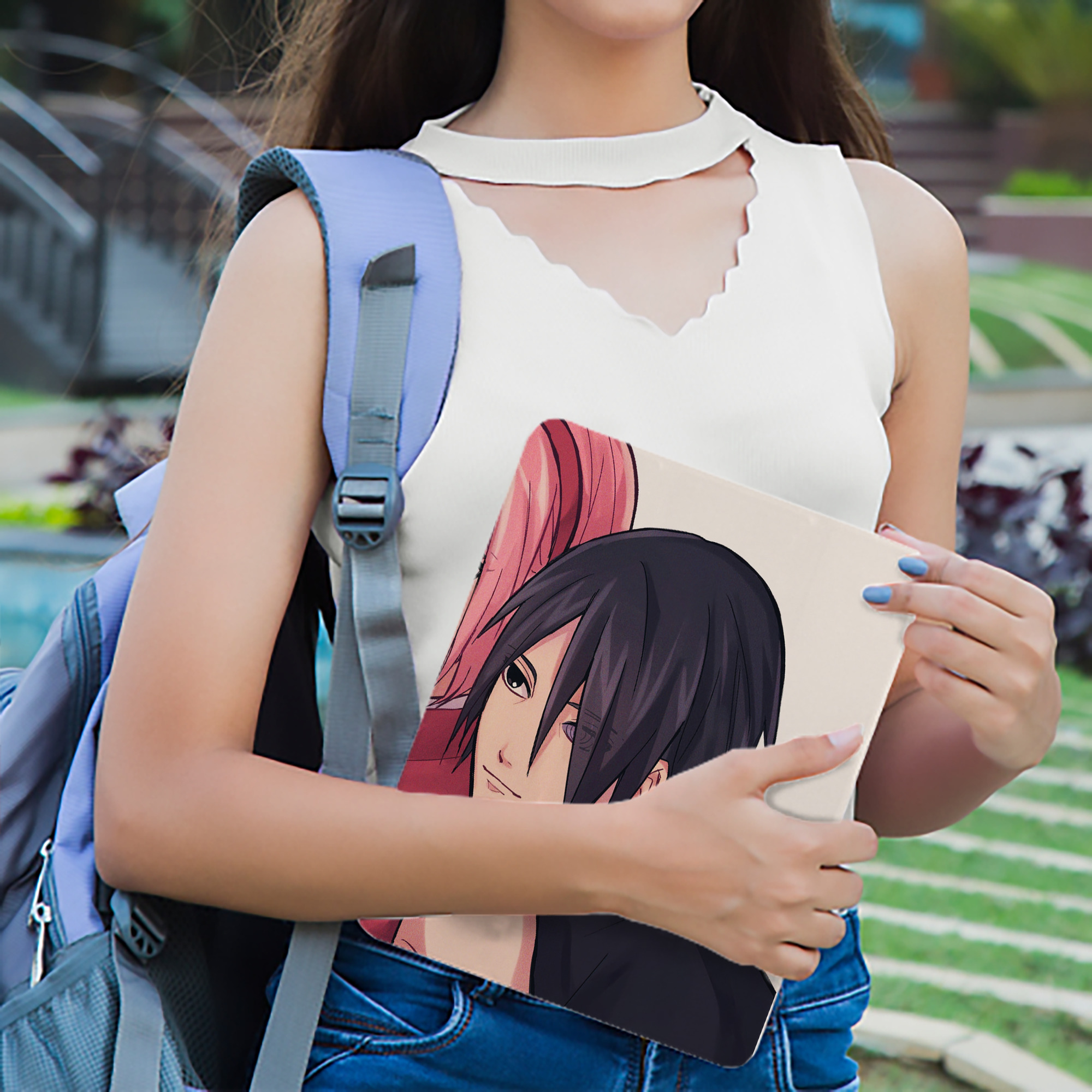 NARUTO -ナルト- NARUTO -ナルト- 疾風伝 IPad ケース ブック型 PUレザー TPU 耐衝撃 軽量 薄型 ペン収納なし 全面保護 IPad 各モデル対応