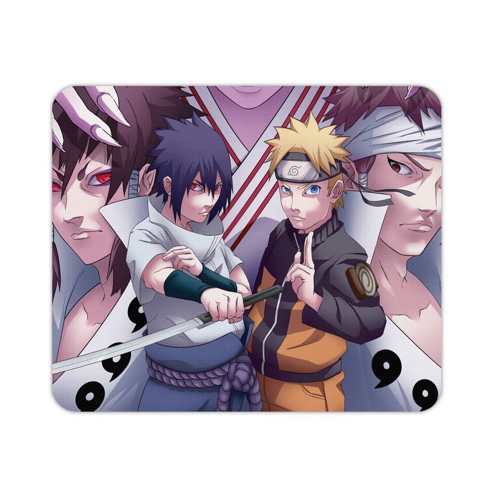 （画像用） NARUTO -ナルト- NARUTO -ナルト- 疾風伝 マウスパッド ステッチ加工 ラバー素材 防水 滑り止め 超薄型 ゲーミング/オフィス対応