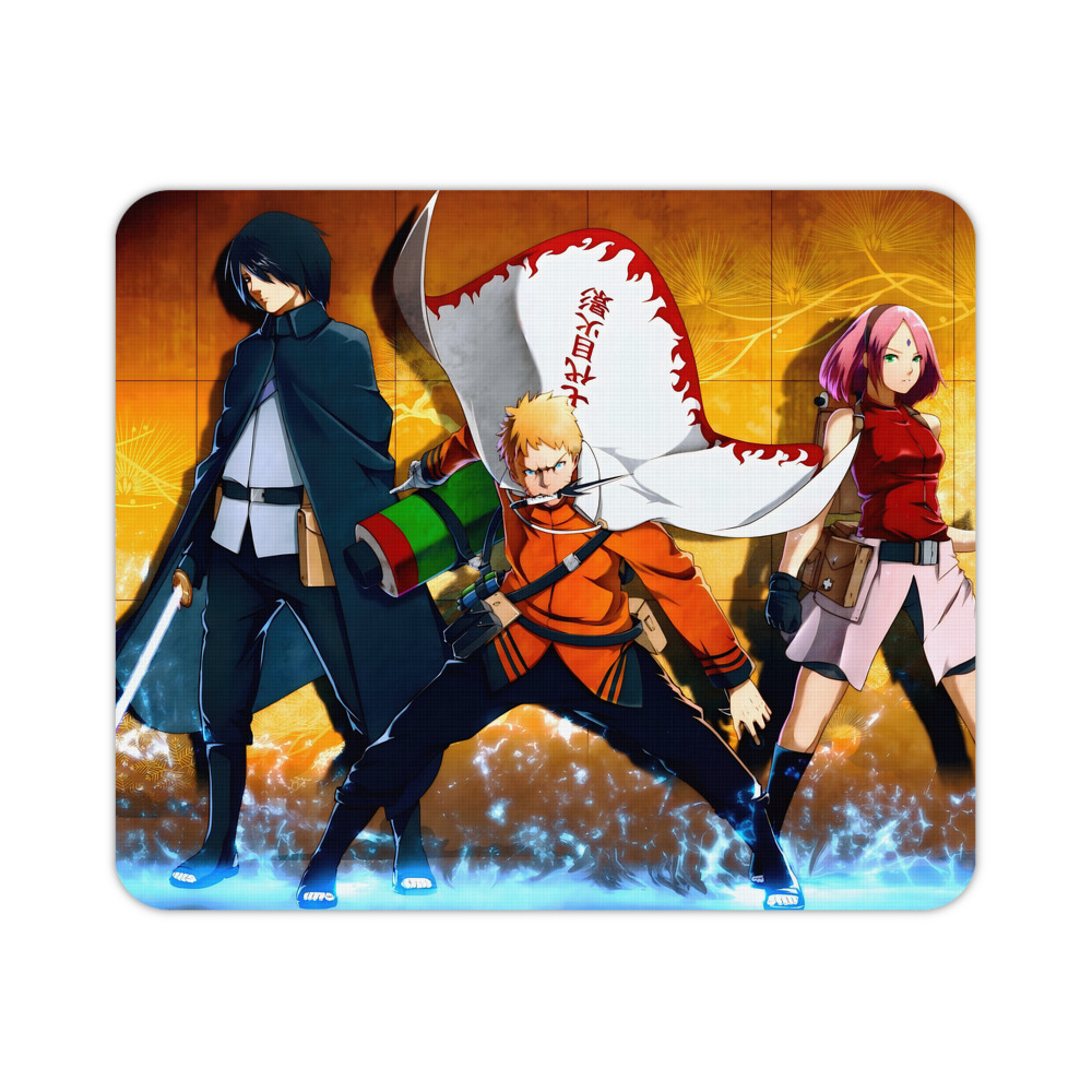 （画像用） NARUTO -ナルト- NARUTO -ナルト- 疾風伝 マウスパッド ステッチ加工 ラバー素材 防水 滑り止め 超薄型 ゲーミング/オフィス対応