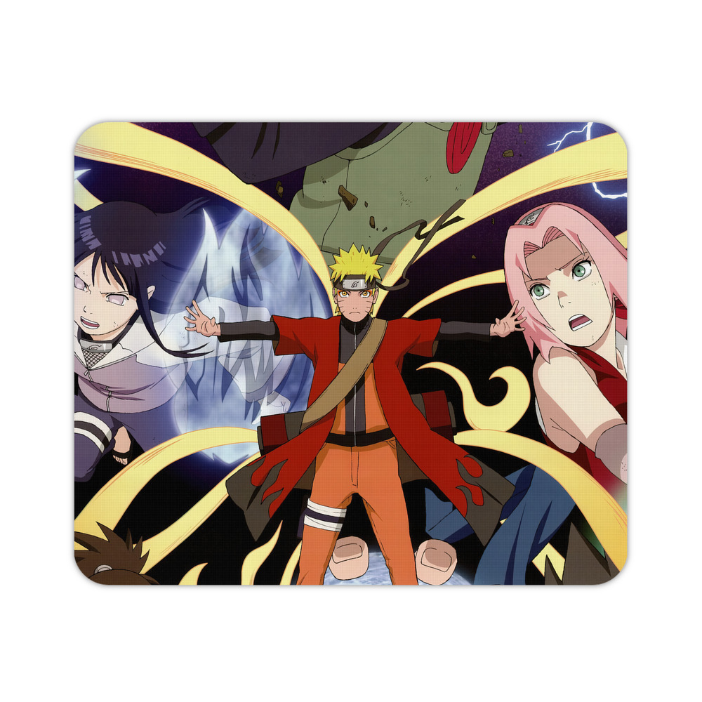 （画像用） NARUTO -ナルト- NARUTO -ナルト- 疾風伝 マウスパッド ステッチ加工 ラバー素材 防水 滑り止め 超薄型 ゲーミング/オフィス対応