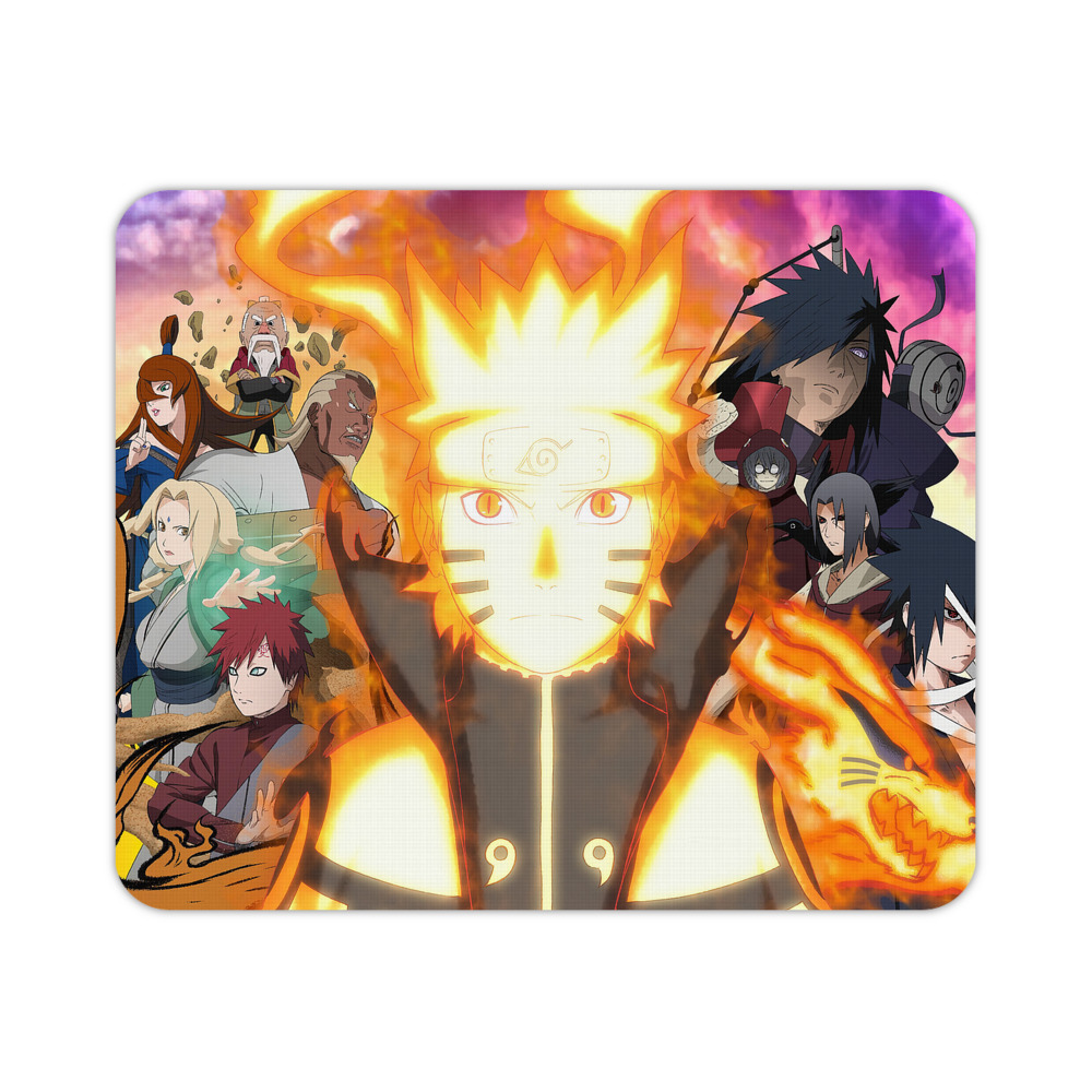 （画像用） NARUTO -ナルト- NARUTO -ナルト- 疾風伝 マウスパッド ステッチ加工 ラバー素材 防水 滑り止め 超薄型 ゲーミング/オフィス対応