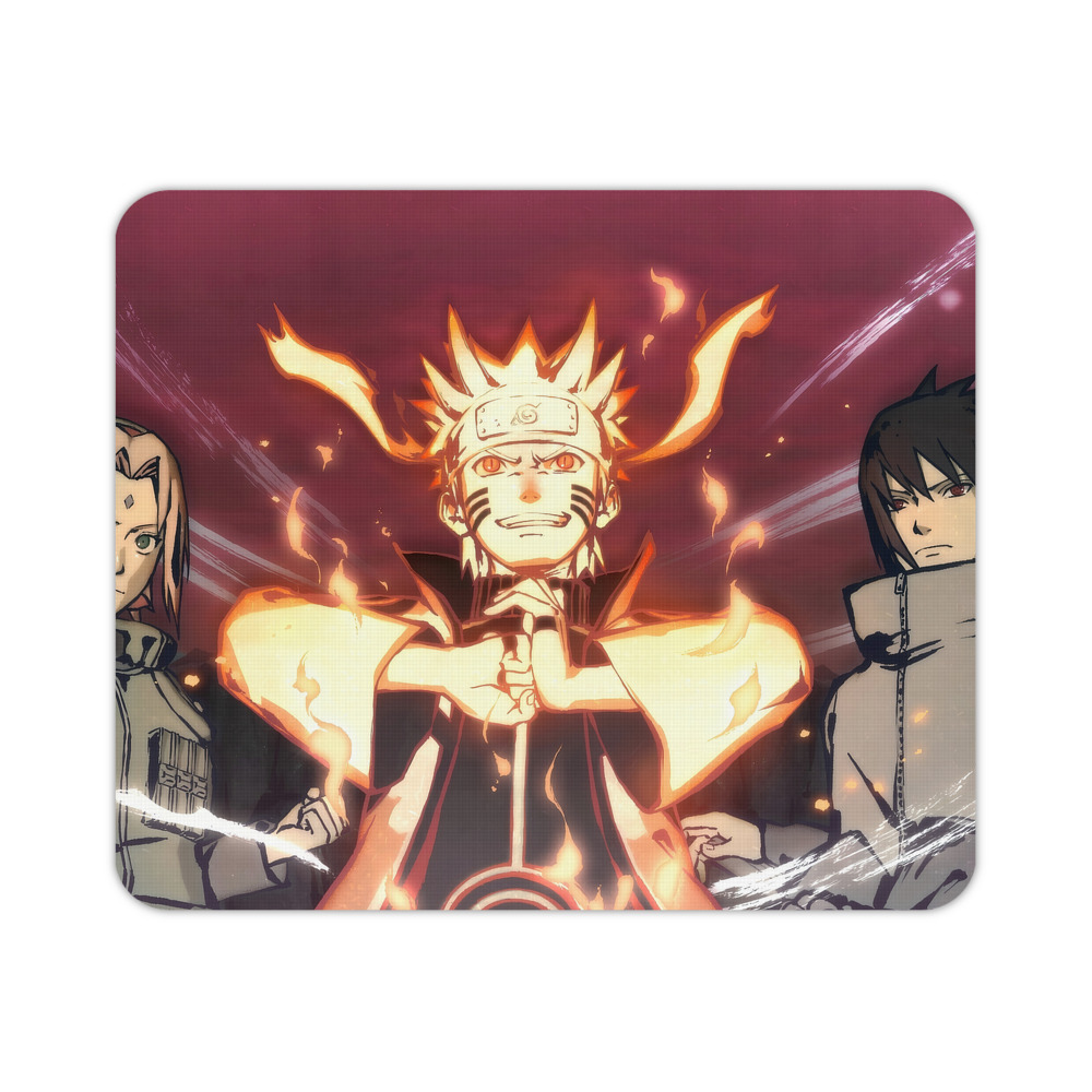 （画像用） NARUTO -ナルト- NARUTO -ナルト- 疾風伝 マウスパッド ステッチ加工 ラバー素材 防水 滑り止め 超薄型 ゲーミング/オフィス対応