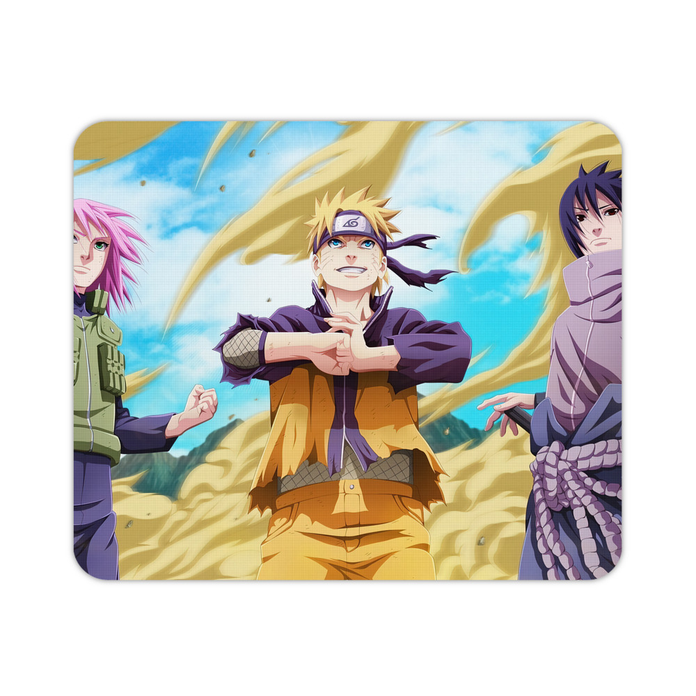 （画像用） NARUTO -ナルト- NARUTO -ナルト- 疾風伝 マウスパッド ステッチ加工 ラバー素材 防水 滑り止め 超薄型 ゲーミング/オフィス対応