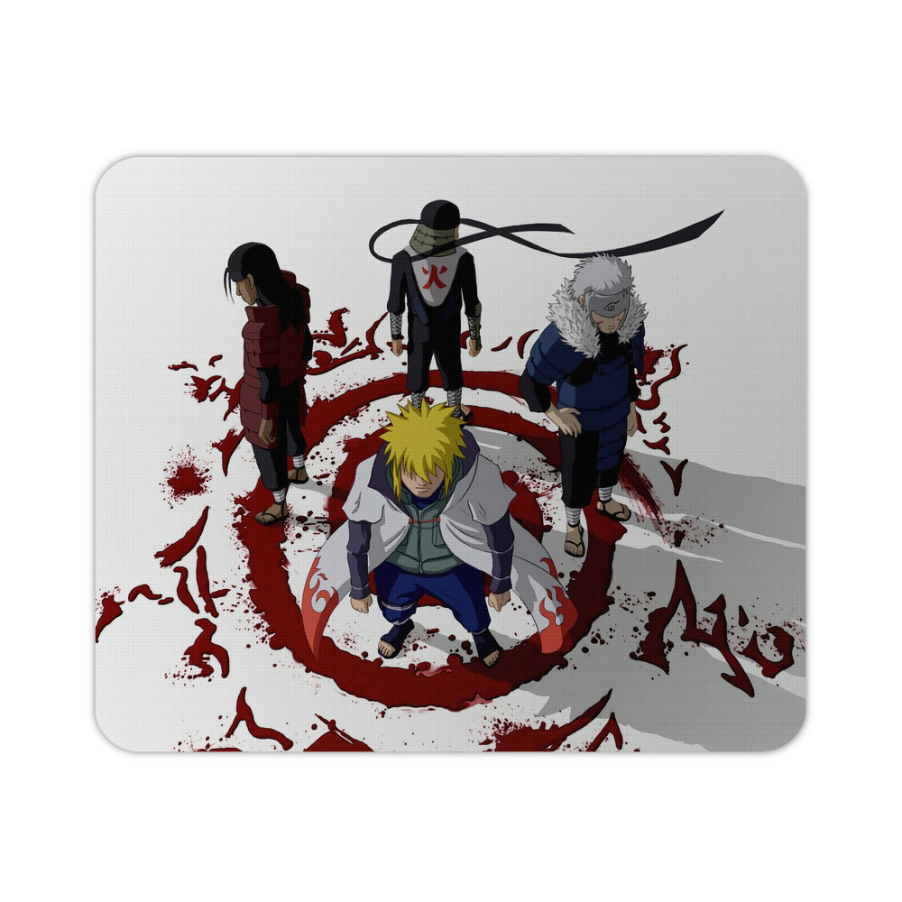 （画像用） NARUTO -ナルト- NARUTO -ナルト- 疾風伝 マウスパッド ステッチ加工 ラバー素材 防水 滑り止め 超薄型 ゲーミング/オフィス対応