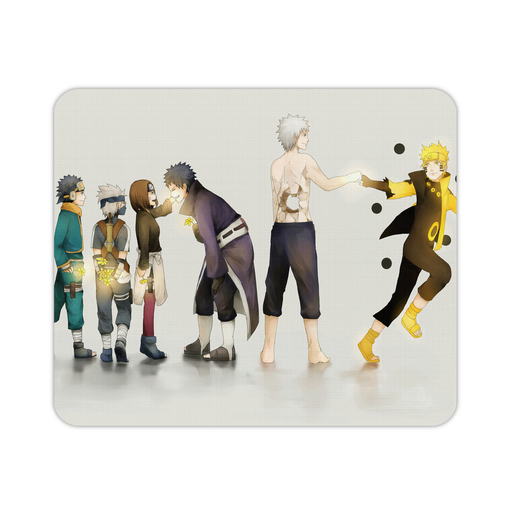 （画像用） NARUTO -ナルト- NARUTO -ナルト- 疾風伝 マウスパッド ステッチ加工 ラバー素材 防水 滑り止め 超薄型 ゲーミング/オフィス対応