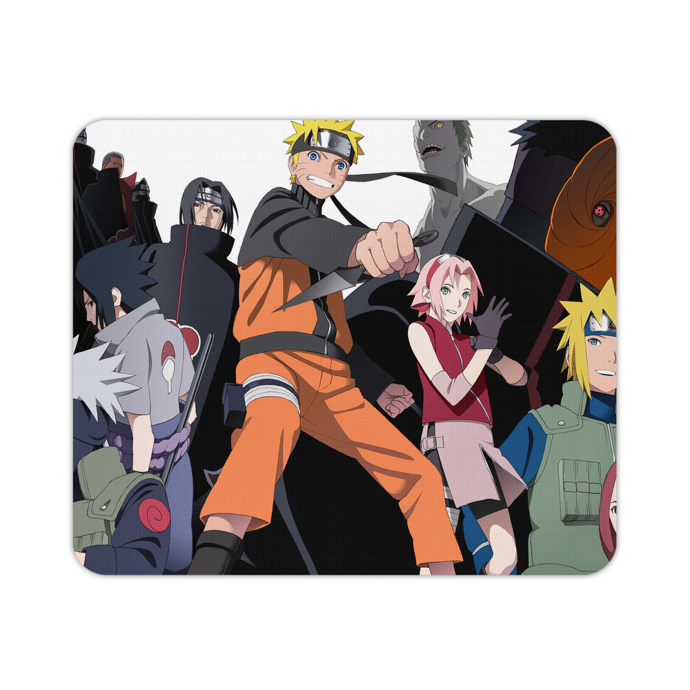 （画像用） NARUTO -ナルト- NARUTO -ナルト- 疾風伝 マウスパッド ステッチ加工 ラバー素材 防水 滑り止め 超薄型 ゲーミング/オフィス対応
