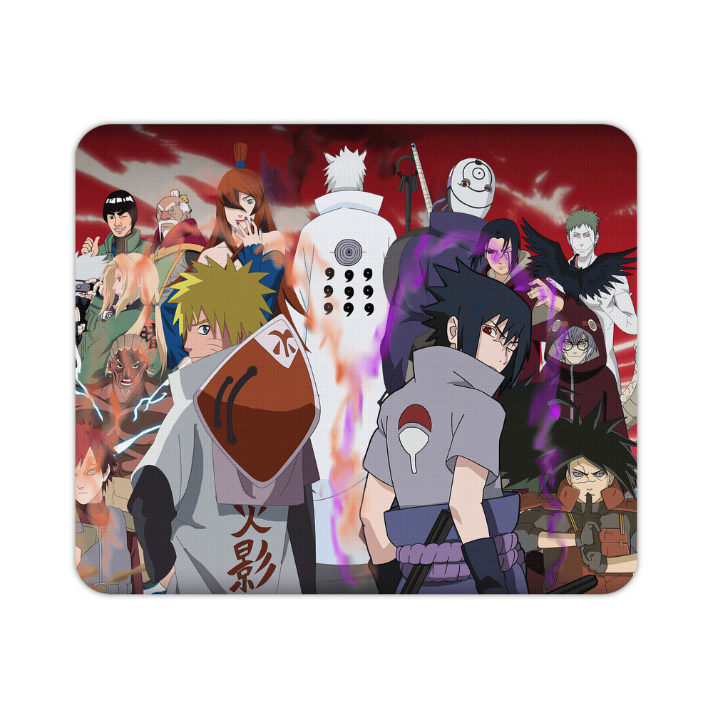 （画像用） NARUTO -ナルト- NARUTO -ナルト- 疾風伝 マウスパッド ステッチ加工 ラバー素材 防水 滑り止め 超薄型 ゲーミング/オフィス対応