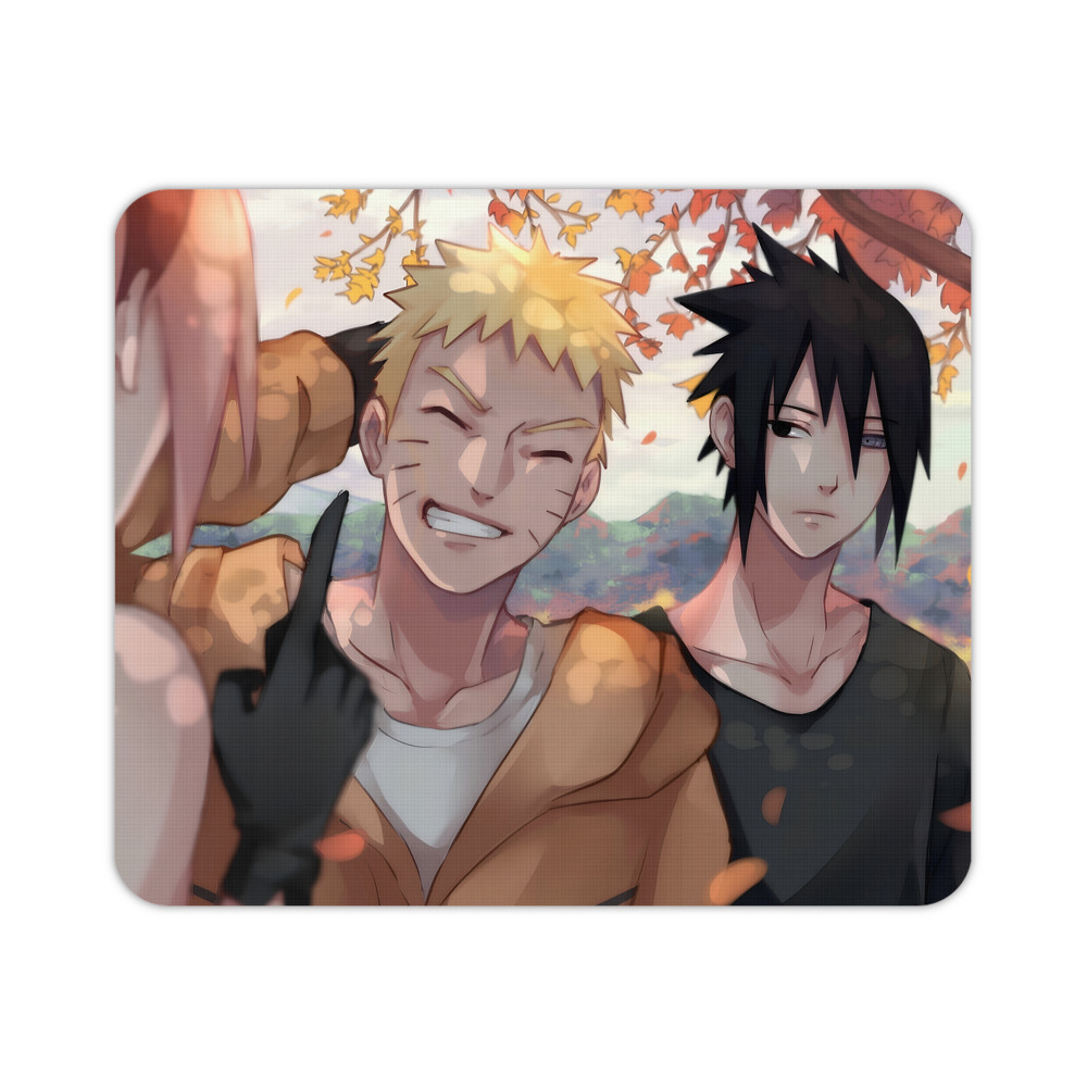 （画像用） NARUTO -ナルト- NARUTO -ナルト- 疾風伝 マウスパッド ステッチ加工 ラバー素材 防水 滑り止め 超薄型 ゲーミング/オフィス対応