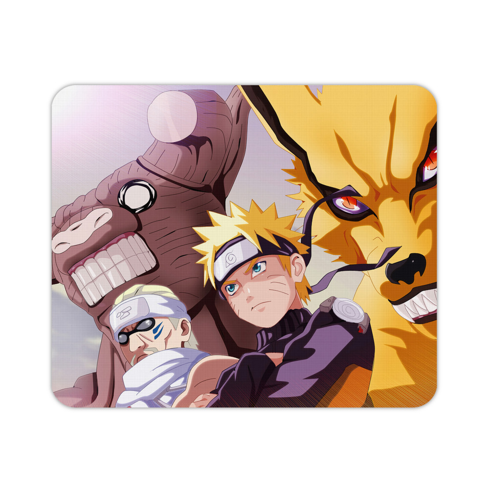 （画像用） NARUTO -ナルト- NARUTO -ナルト- 疾風伝 マウスパッド ステッチ加工 ラバー素材 防水 滑り止め 超薄型 ゲーミング/オフィス対応