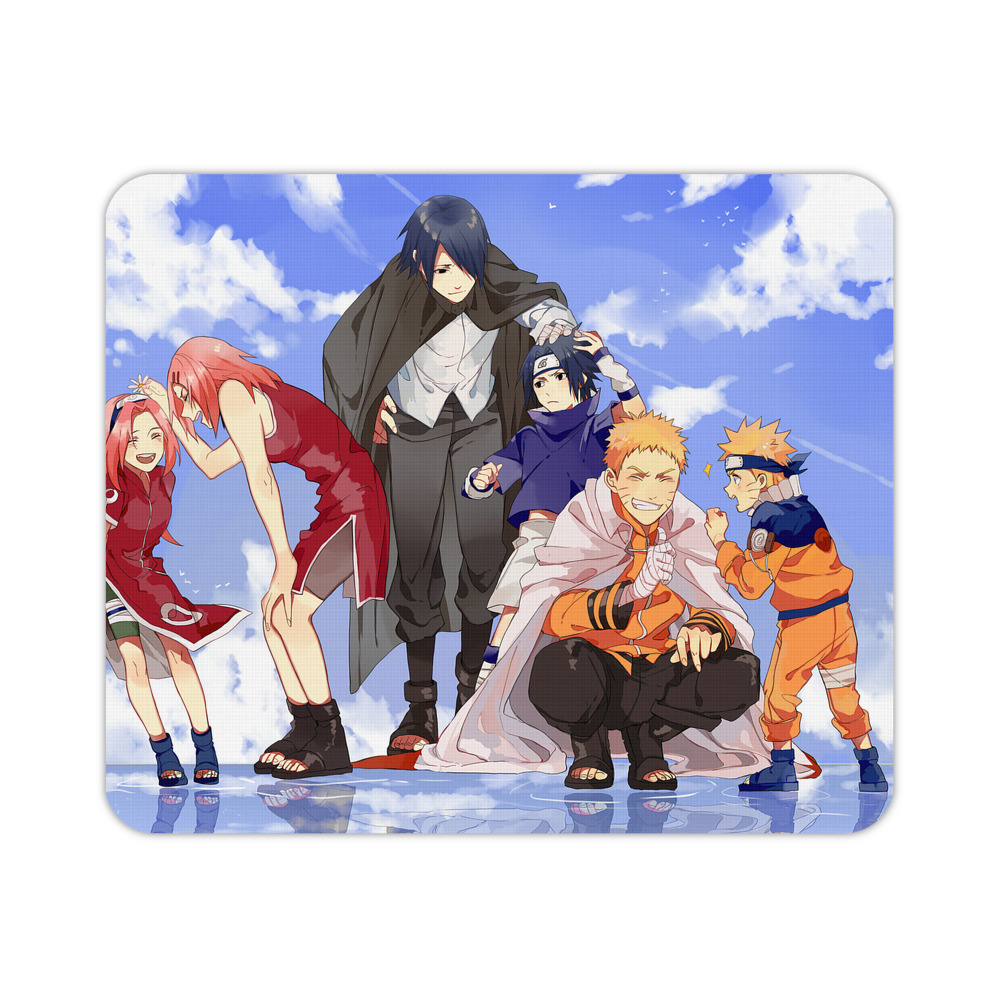 （画像用） NARUTO -ナルト- NARUTO -ナルト- 疾風伝 マウスパッド ステッチ加工 ラバー素材 防水 滑り止め 超薄型 ゲーミング/オフィス対応
