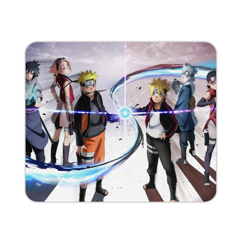 （画像用） NARUTO -ナルト- NARUTO -ナルト- 疾風伝 マウスパッド ステッチ加工 ラバー素材 防水 滑り止め 超薄型 ゲーミング/オフィス対応