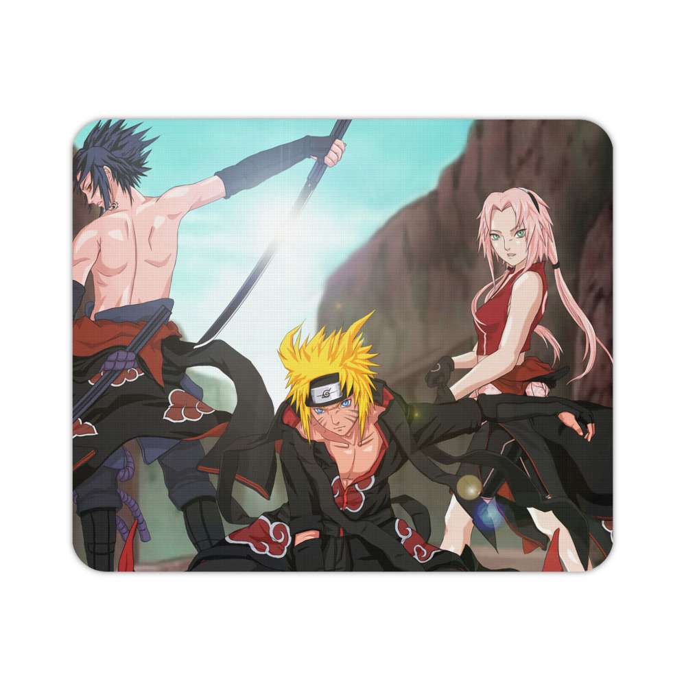 （画像用） NARUTO -ナルト- NARUTO -ナルト- 疾風伝 マウスパッド ステッチ加工 ラバー素材 防水 滑り止め 超薄型 ゲーミング/オフィス対応