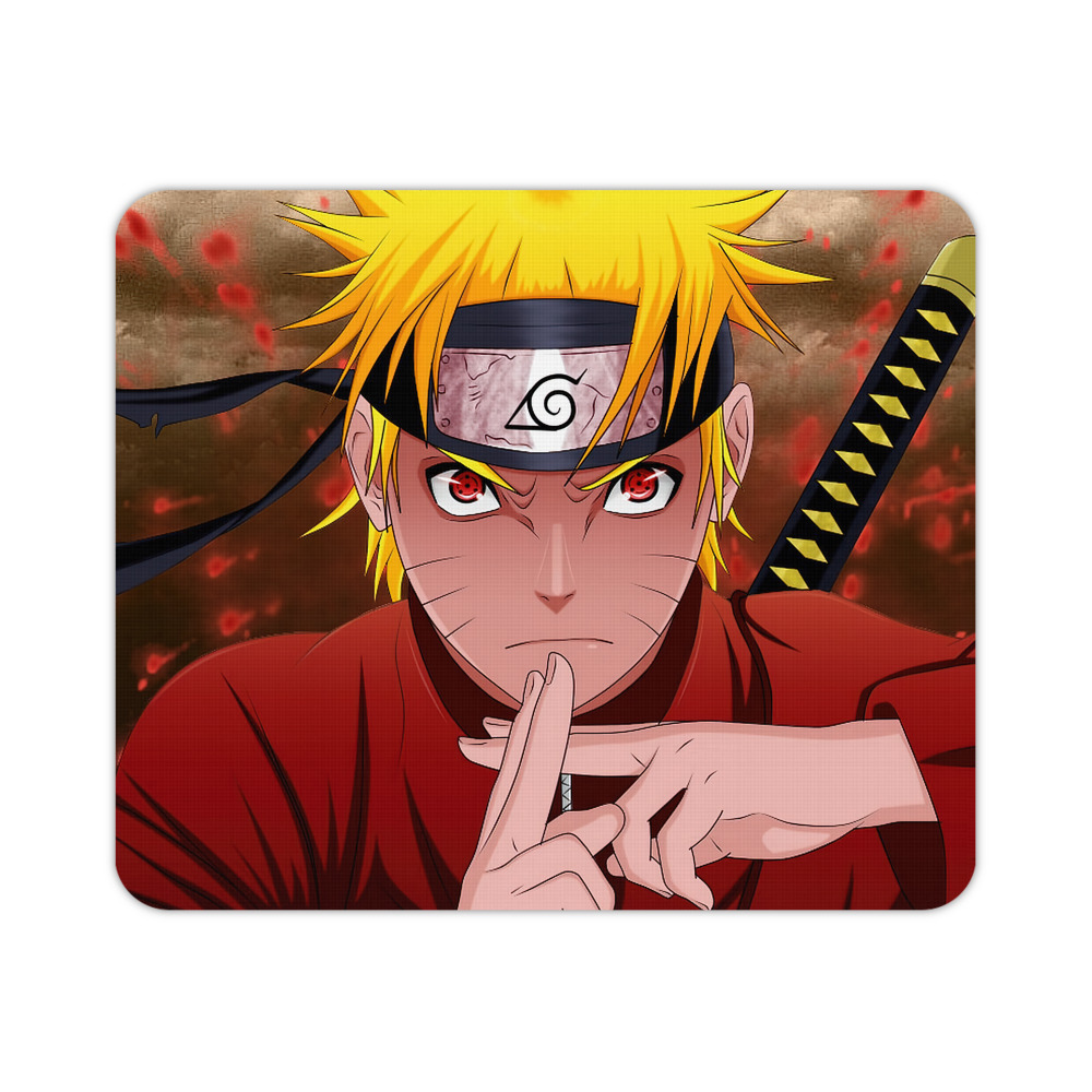 （画像用） NARUTO -ナルト- NARUTO -ナルト- 疾風伝 マウスパッド ステッチ加工 ラバー素材 防水 滑り止め 超薄型 ゲーミング/オフィス対応