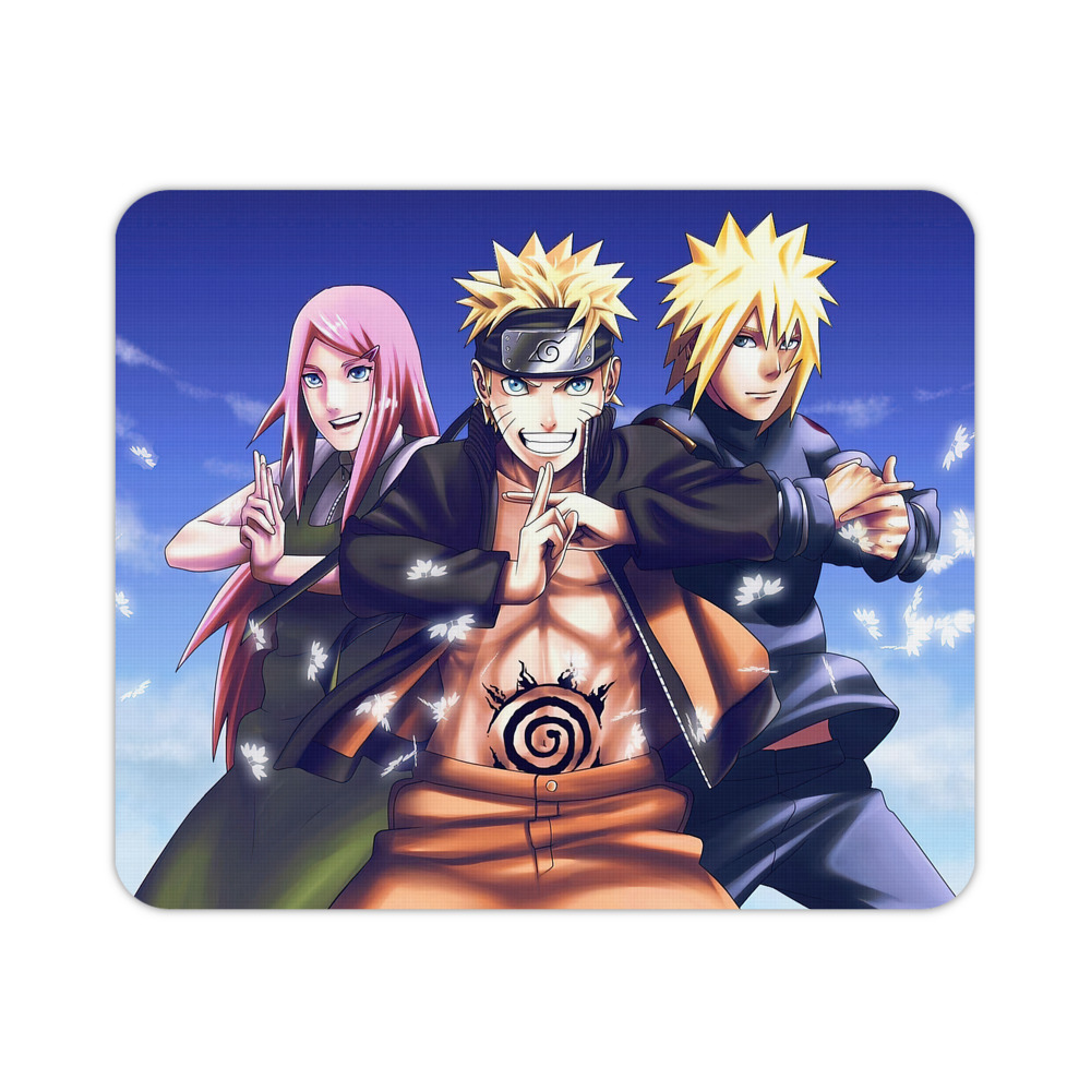 （画像用） NARUTO -ナルト- NARUTO -ナルト- 疾風伝 マウスパッド ステッチ加工 ラバー素材 防水 滑り止め 超薄型 ゲーミング/オフィス対応