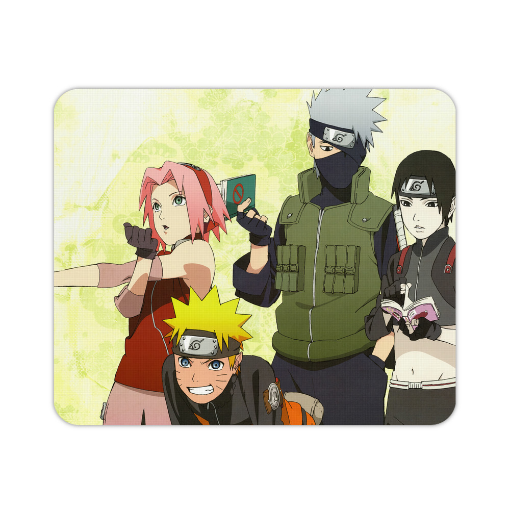 （画像用） NARUTO -ナルト- NARUTO -ナルト- 疾風伝 マウスパッド ステッチ加工 ラバー素材 防水 滑り止め 超薄型 ゲーミング/オフィス対応