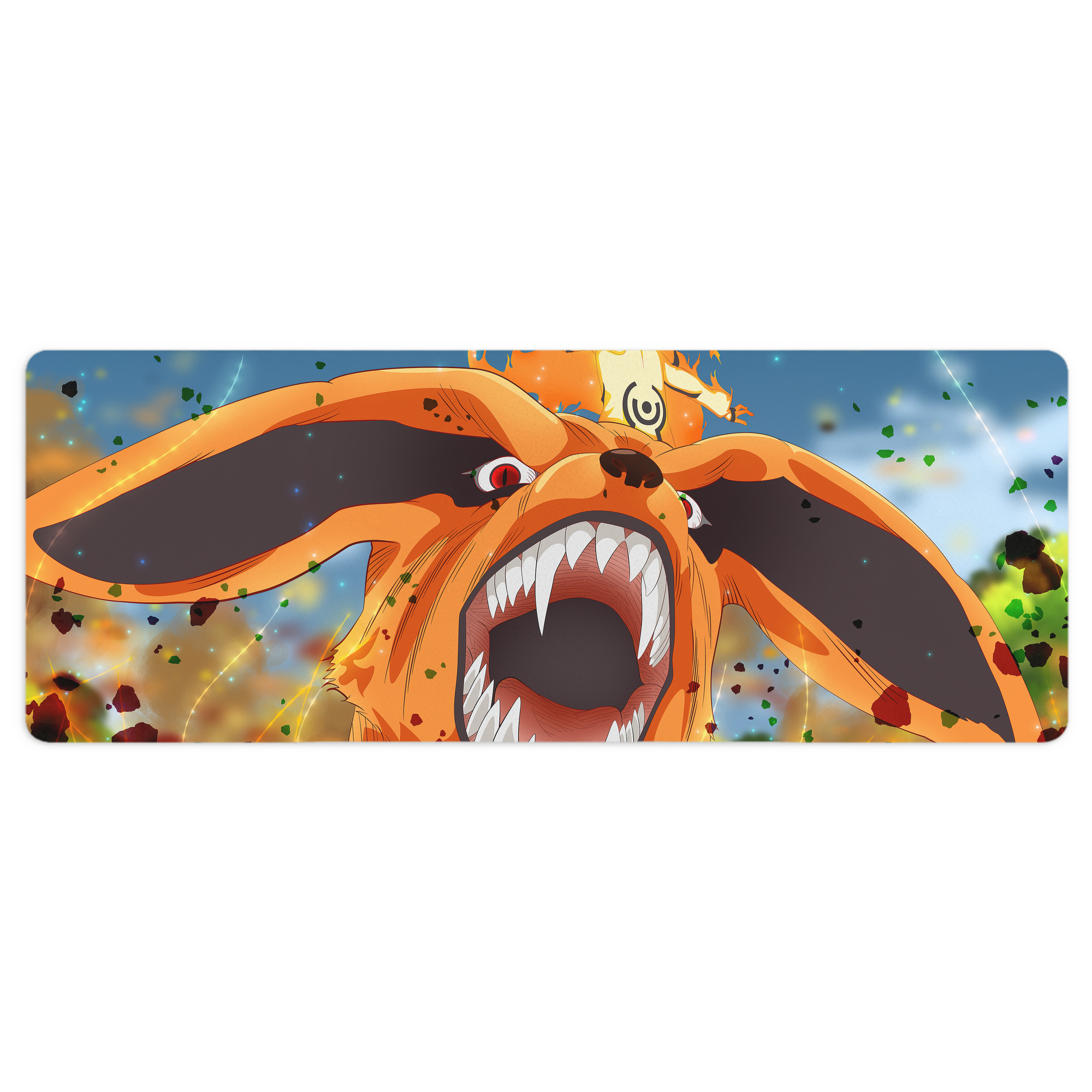 （画像用） NARUTO -ナルト- NARUTO -ナルト- 疾風伝 ステッチ加工 大判デスクマット／滑り止めマウスパッド