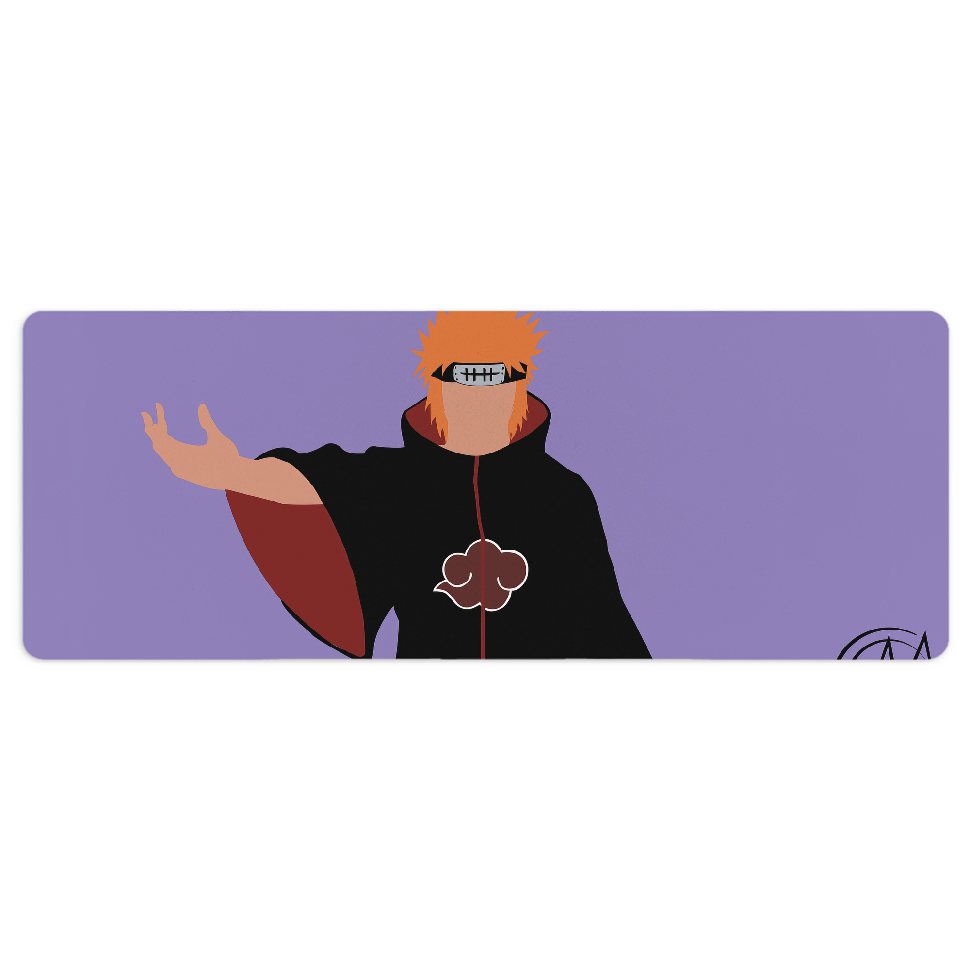 （画像用） NARUTO -ナルト- NARUTO -ナルト- 疾風伝 ステッチ加工 大判デスクマット／滑り止めマウスパッド