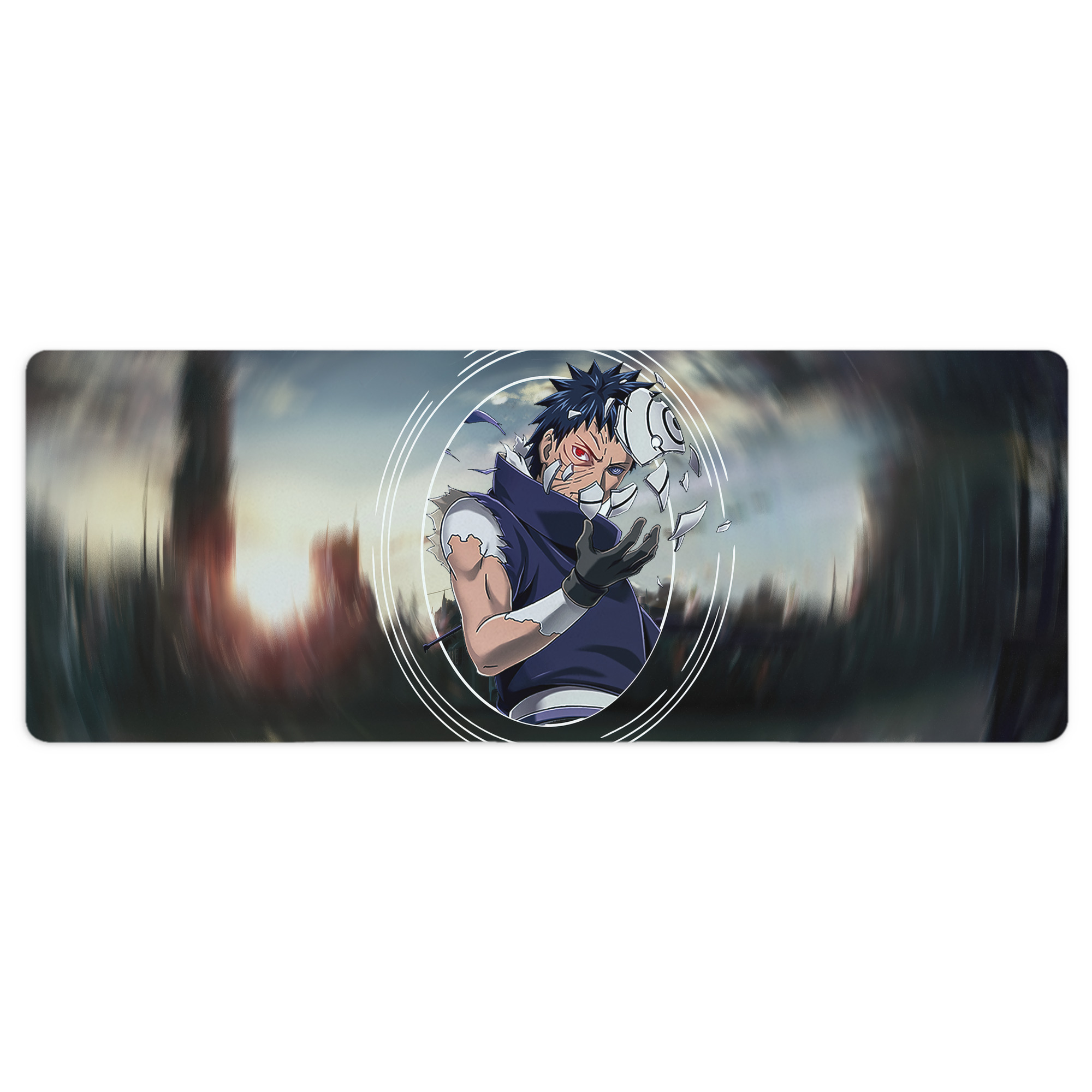 （画像用） NARUTO -ナルト- NARUTO -ナルト- 疾風伝 ステッチ加工 大判デスクマット／滑り止めマウスパッド